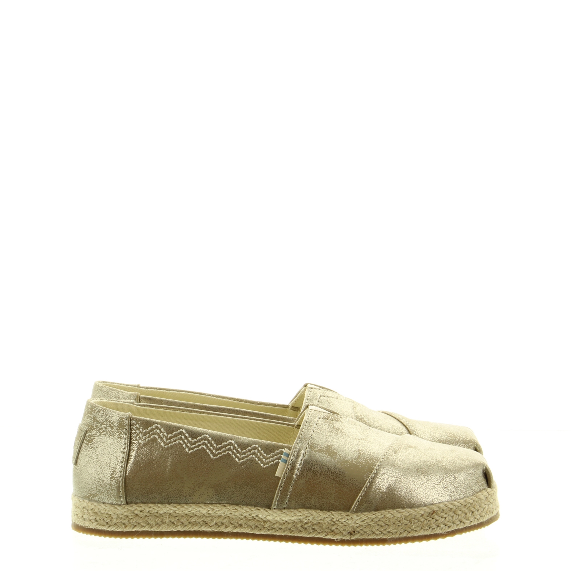 Toms 10015283 Alpargata Taupe Shimmer