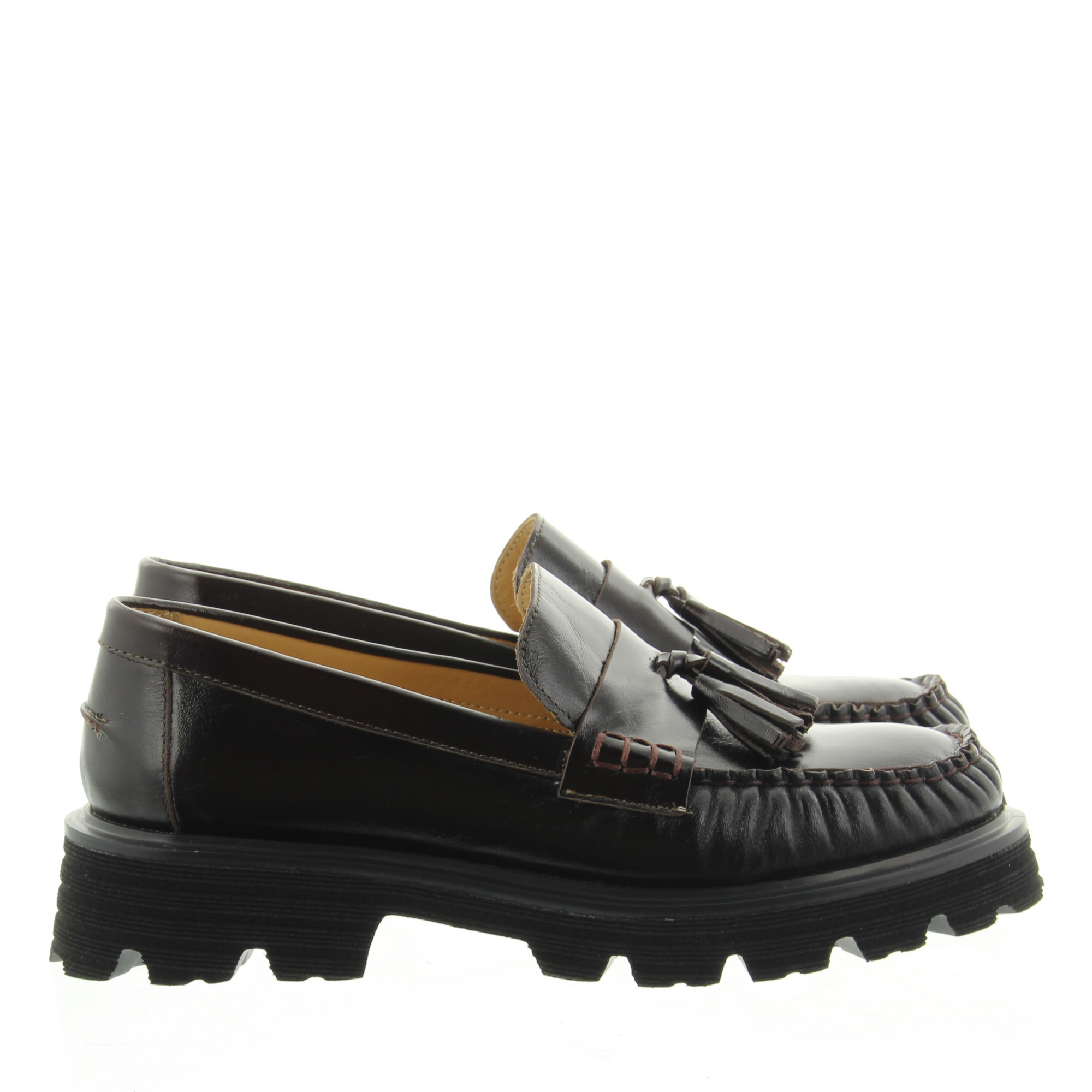 Babouche Bizou-105 58 Darkbrown