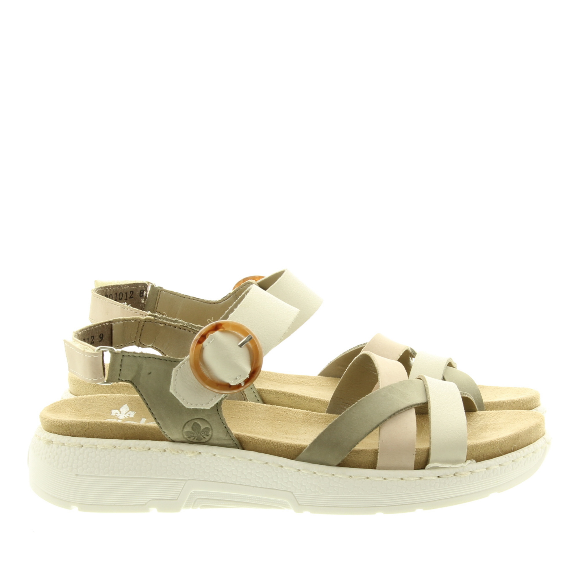Rieker V8160 90 Offwhite Pistazie Rose