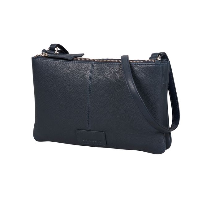 Burkely 1000342 Soft Skylar Double Pocket Zip 31 Navy