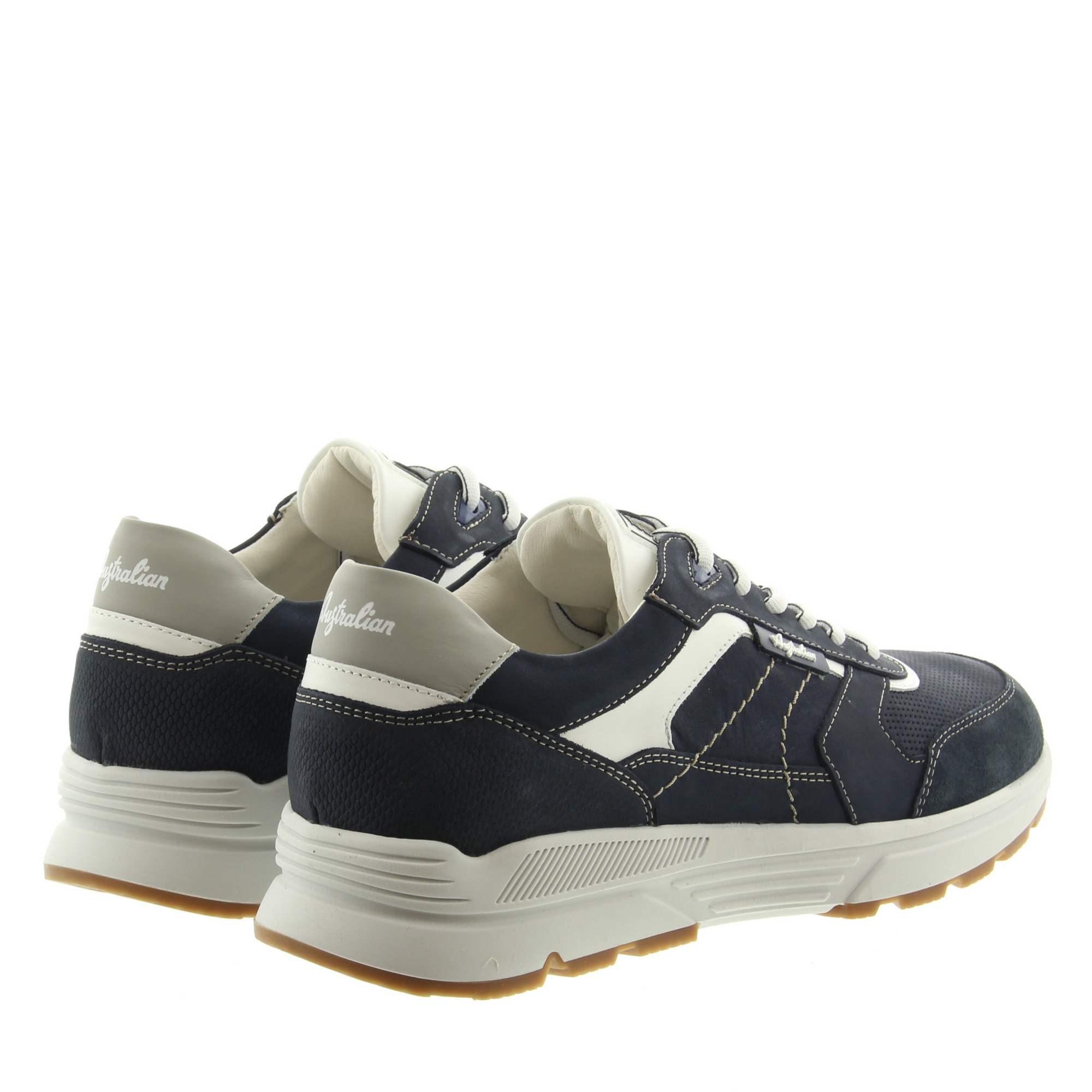 Australian Footwear 15.1716.01 Covilha Width H SE4 Mid Blue White