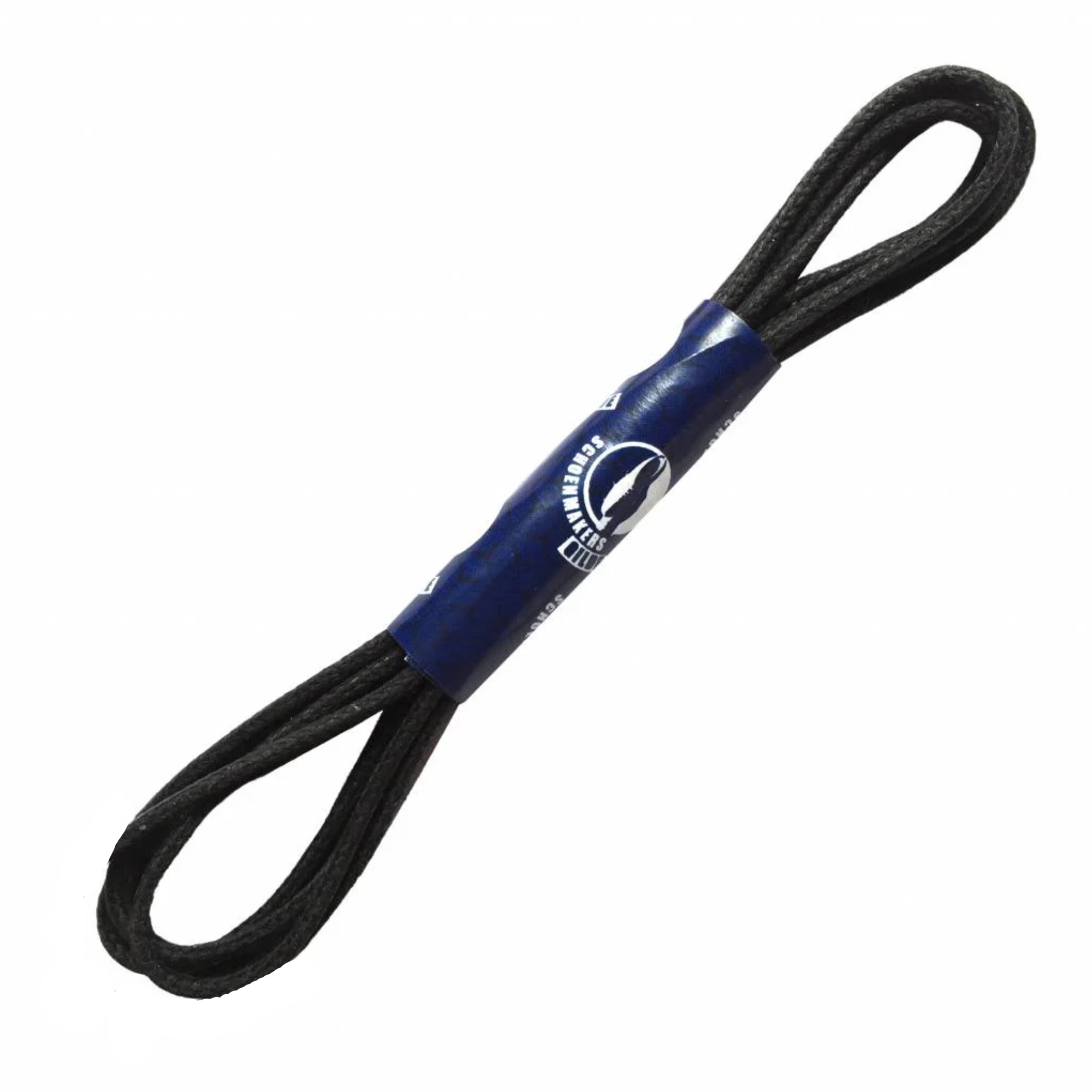 van Bommel Classic SG550 dunne ronde gewaxte veter zwart 80 cm