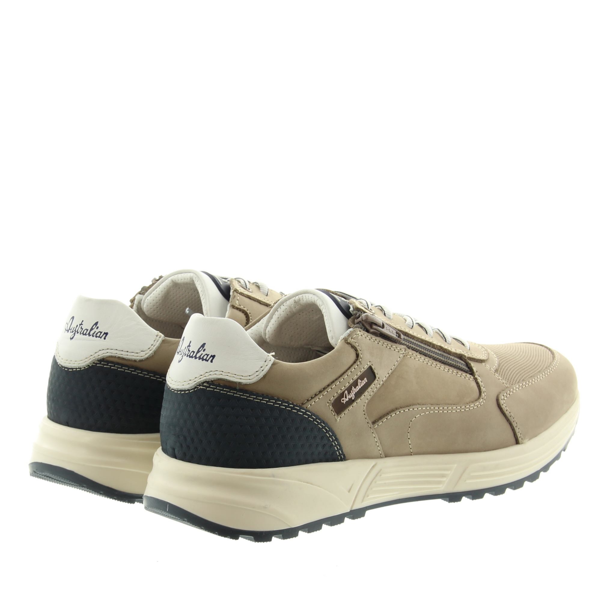 Australian Footwear 15.1686.03 Discover L37 Taupe Blue White