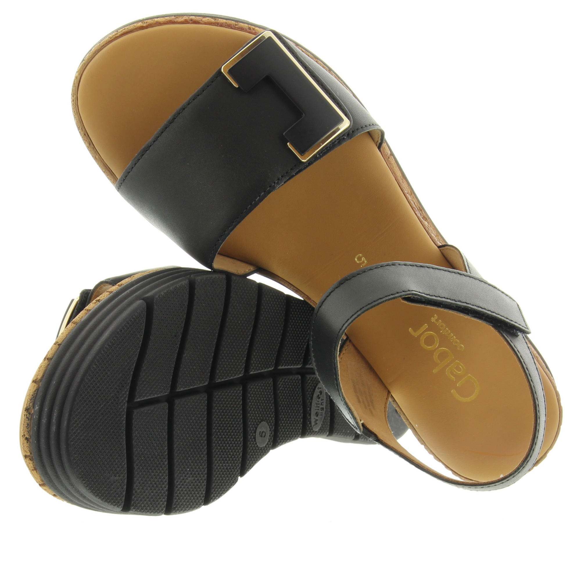 Gabor 62.700.57 Schwarz (uni+gold)