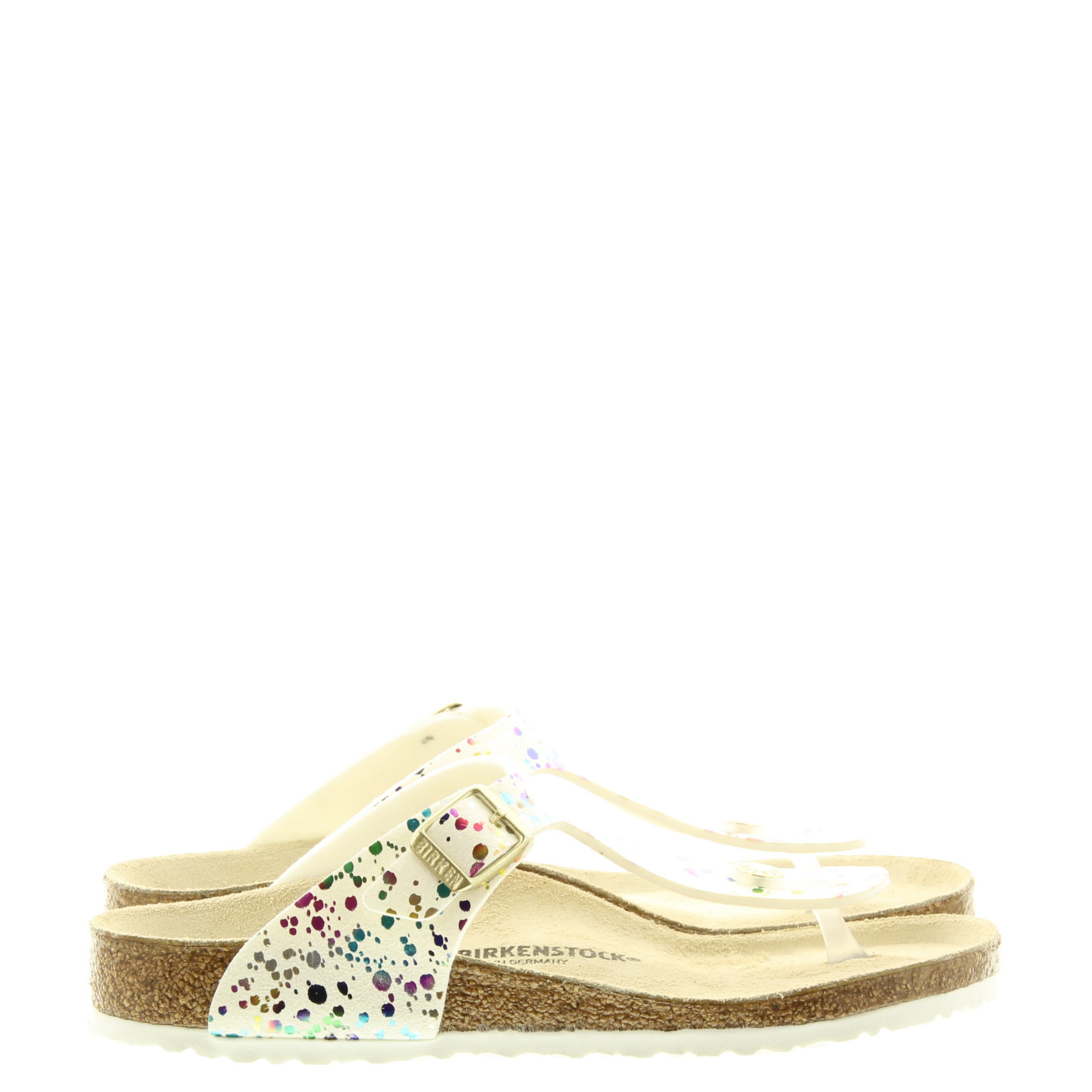 Birkenstock 1019755 Gizeh Kids Confetti White Pop