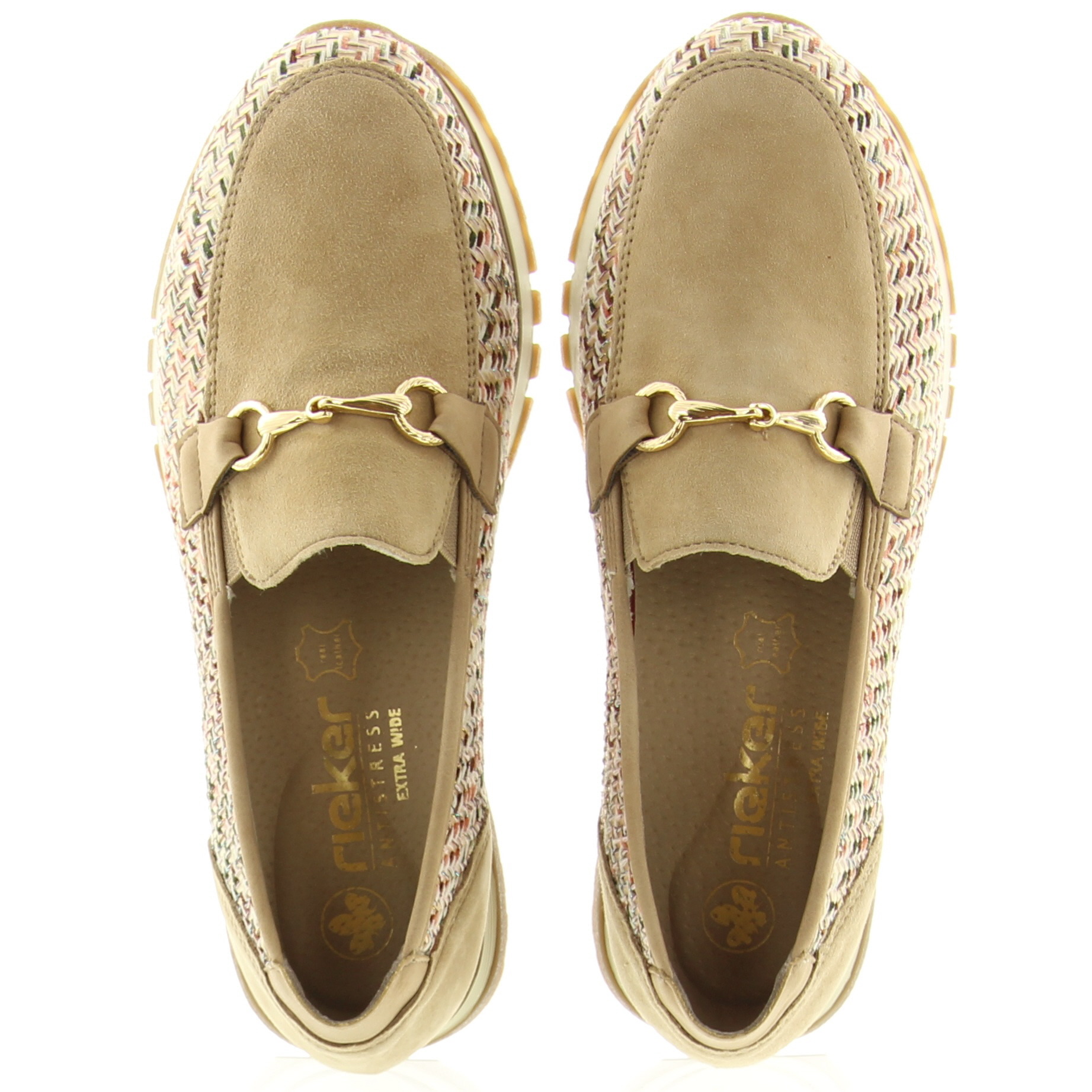 Rieker 49042 62 Beige Sepia Marble