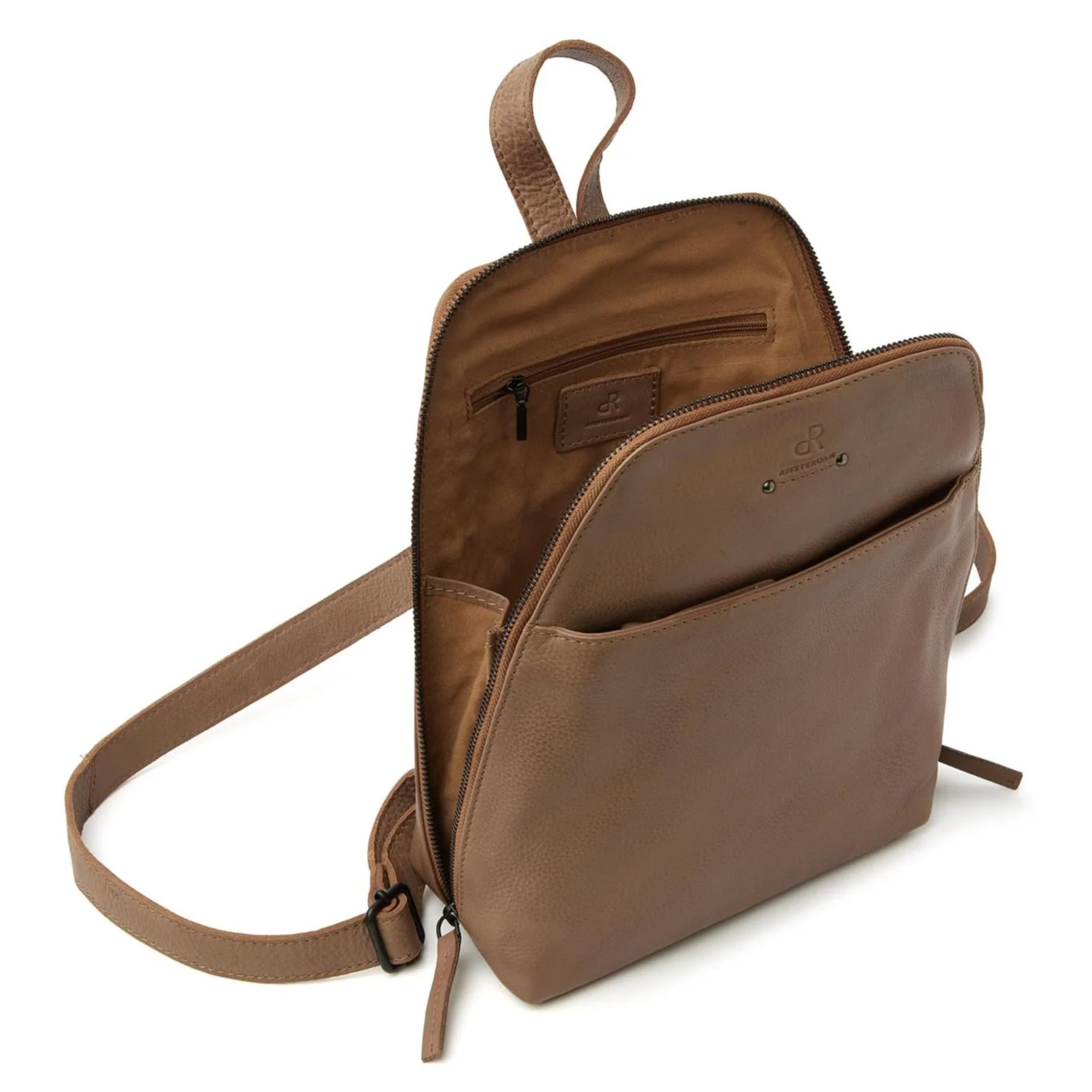 H.J. de Rooy Lederwaren 933690 Rugzak Beige