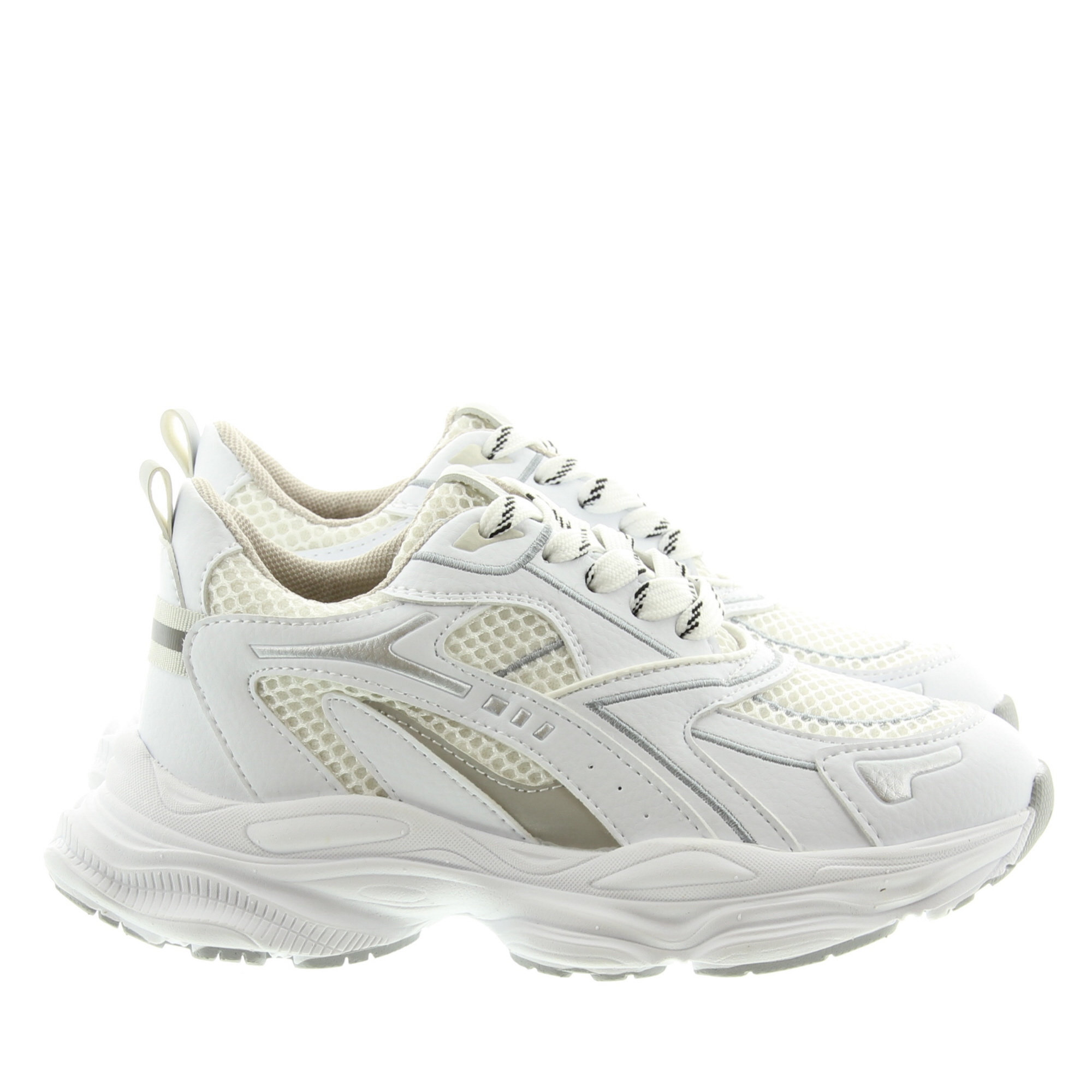 ShoesMe LW25S006-G Light Weight White Silver