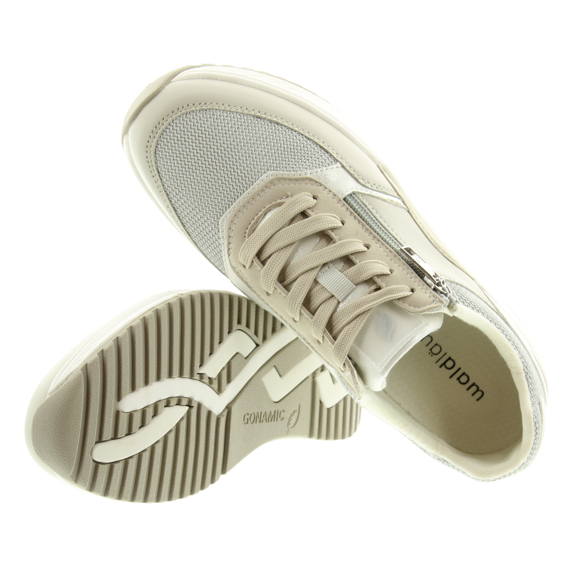 Waldlaufer 765001 H-Mara 101 339 Grau Weiss Grau Aston Mesh