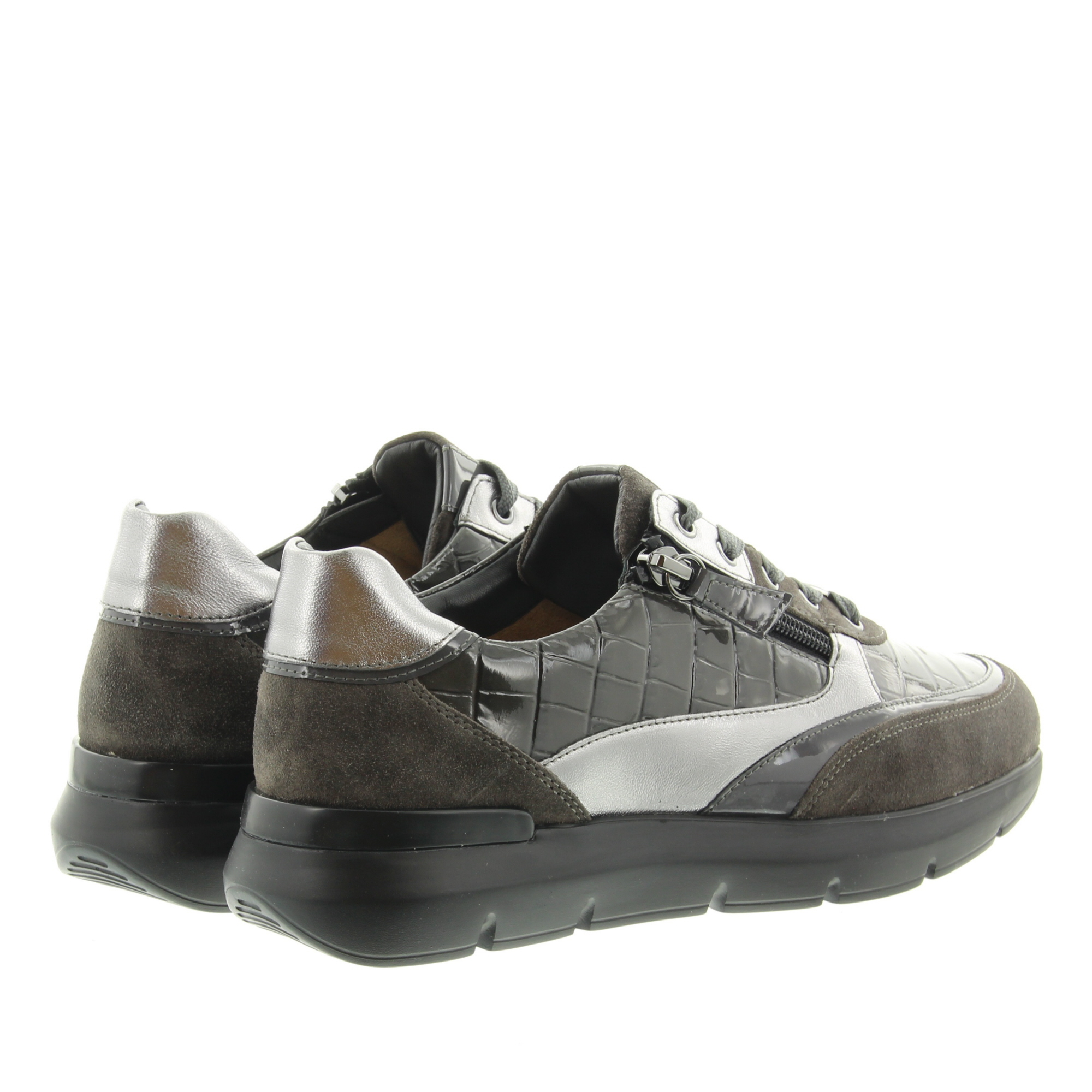 Hassia Shoes 301355 Bordeaux 6901 Iron Schwarz