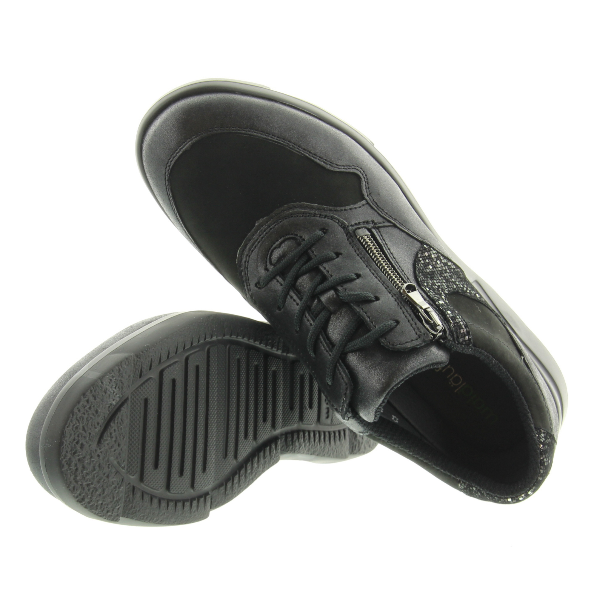 Waldlaufer 668001 K-Funky 411 361 Schwarz Silber