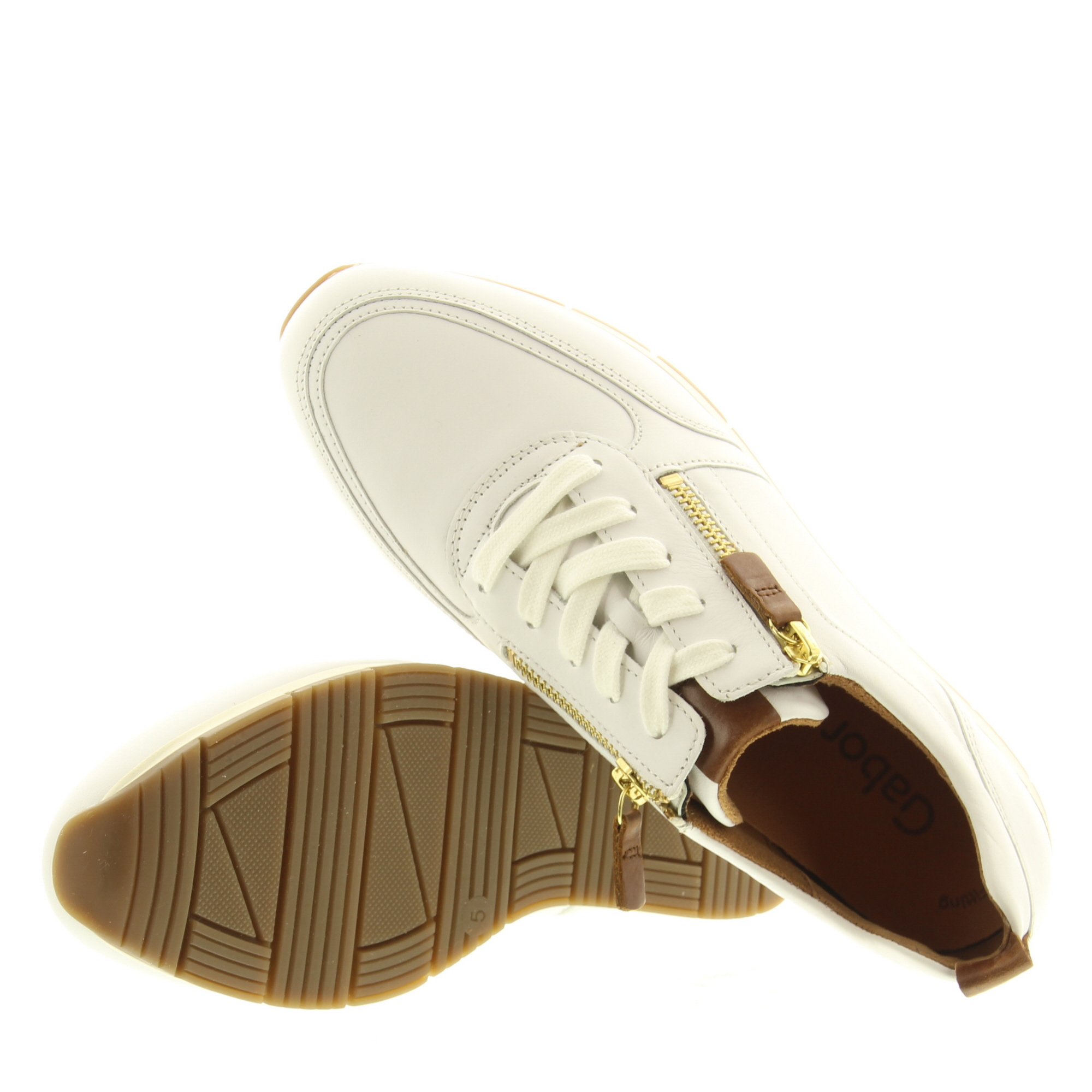Gabor 63.411.21 Weiss/camel (gold)