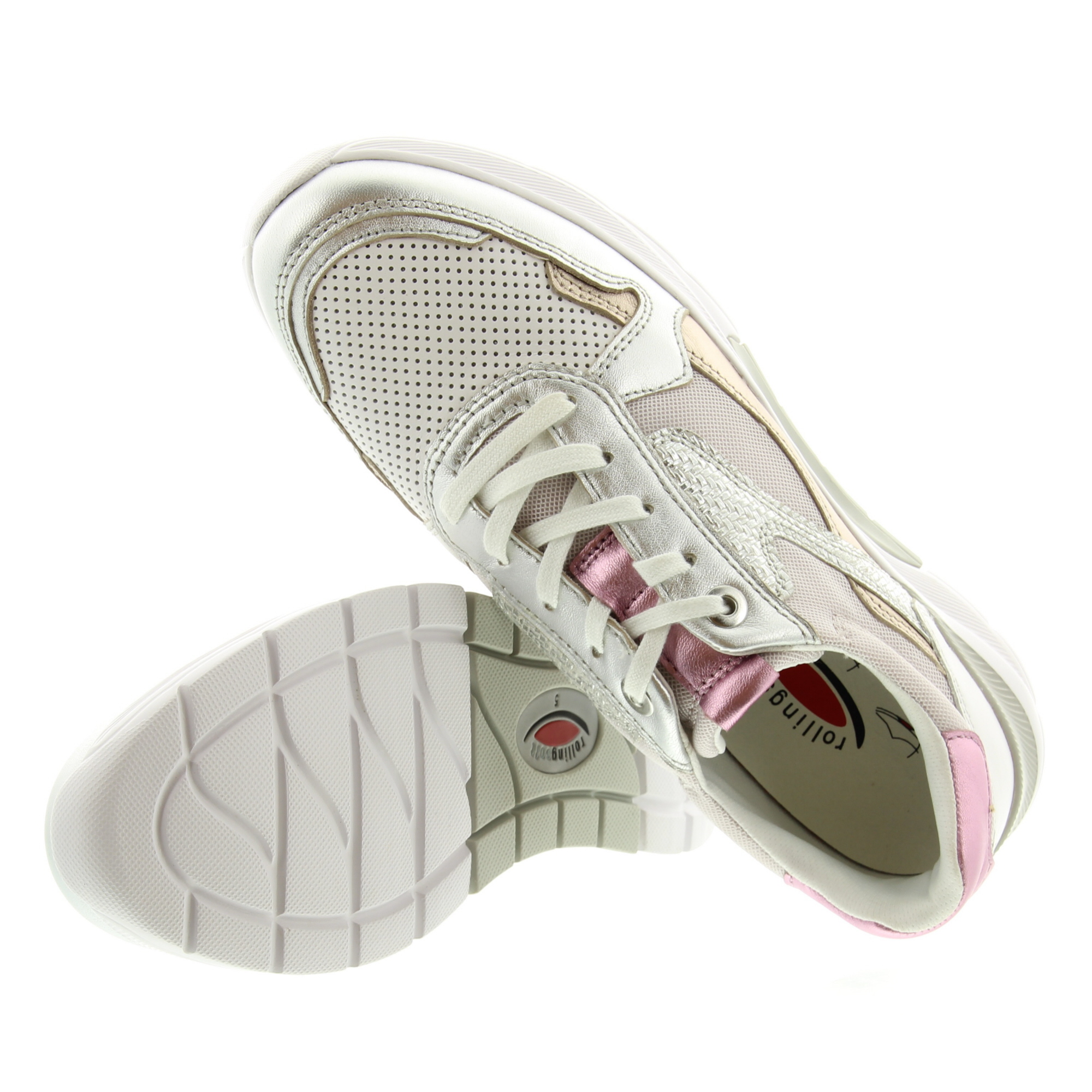 Gabor 66.925.53 Weiss/silber/puder