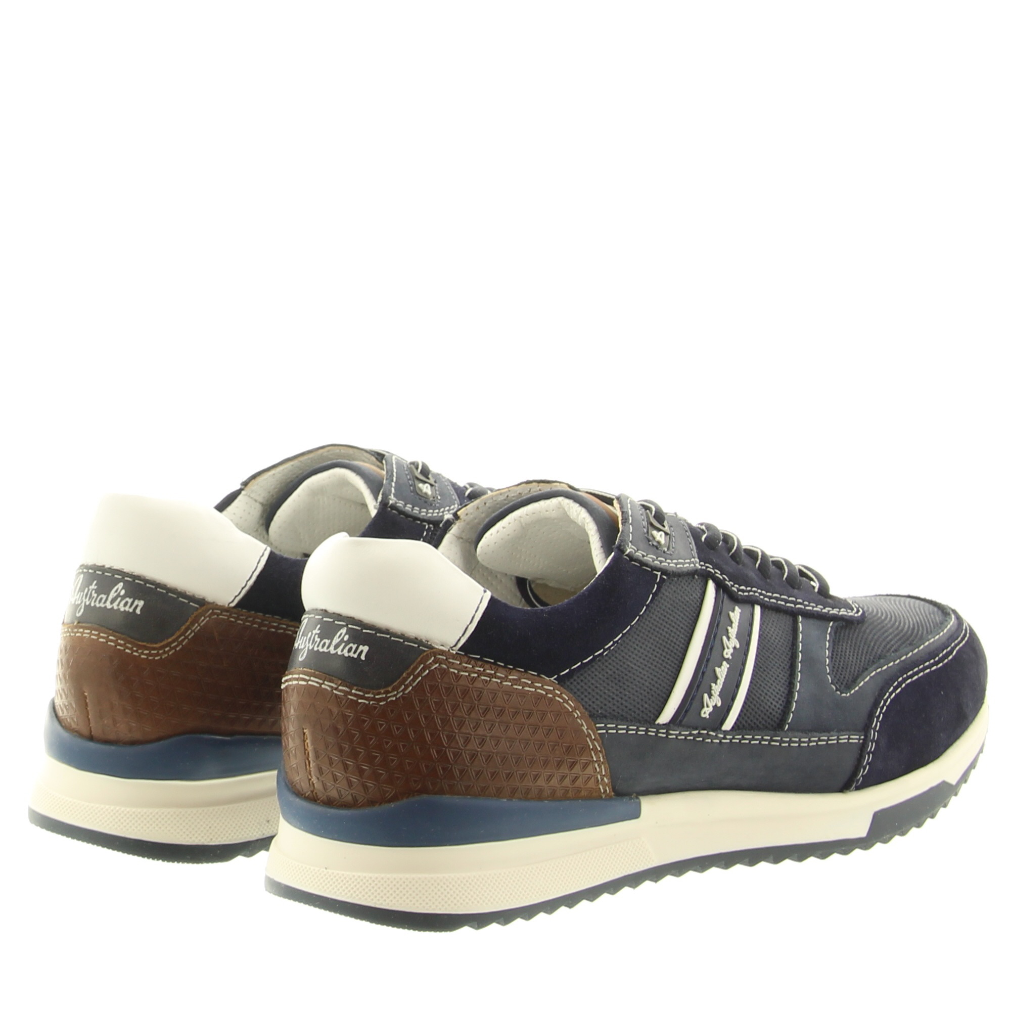 Australian Footwear Filmon 15.1600.01 SF5 Mid Blue-Cognac