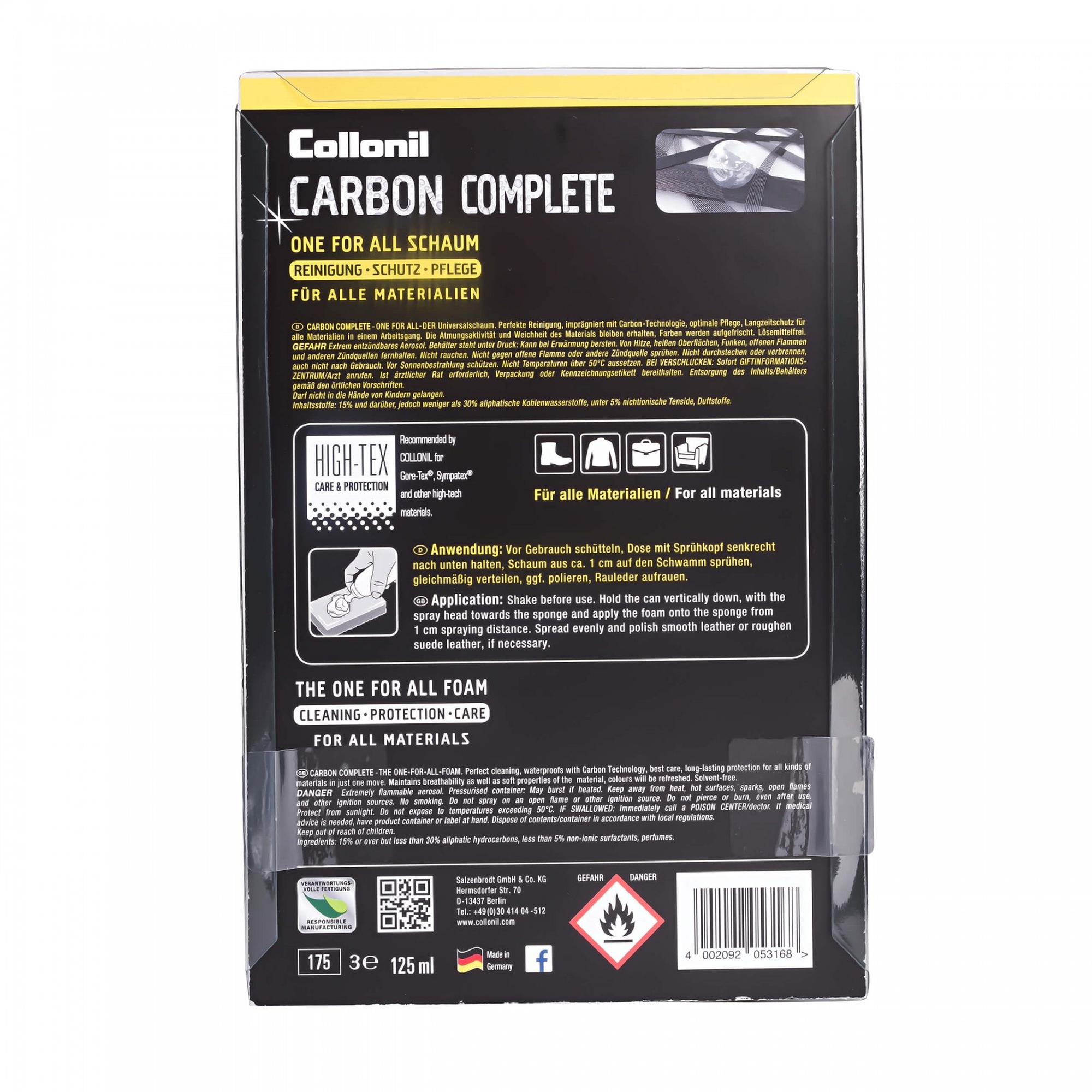 Collonil Carbon Complete 14300100 One for all foam