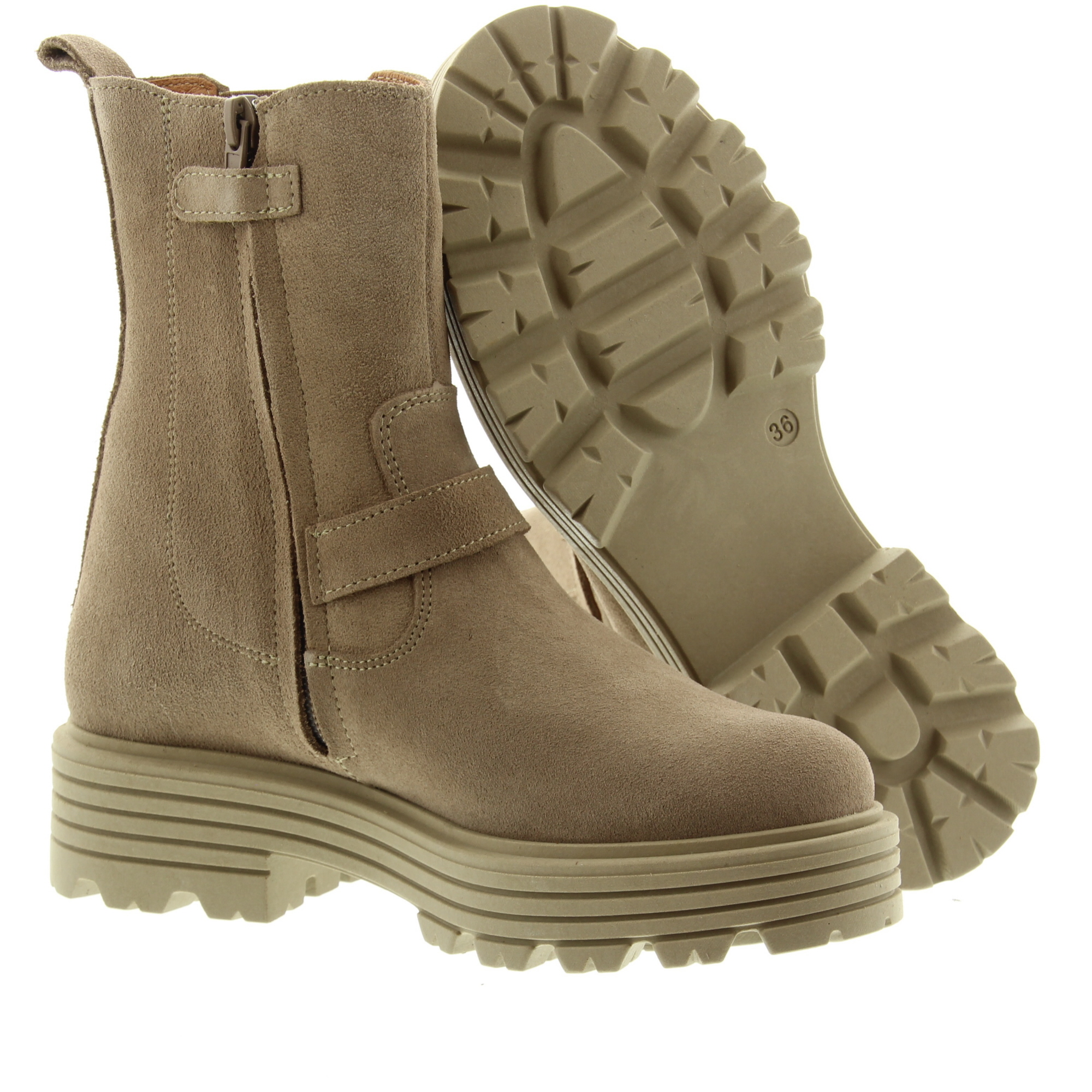 Red Rag Kids 12580 233 Taupe Suede
