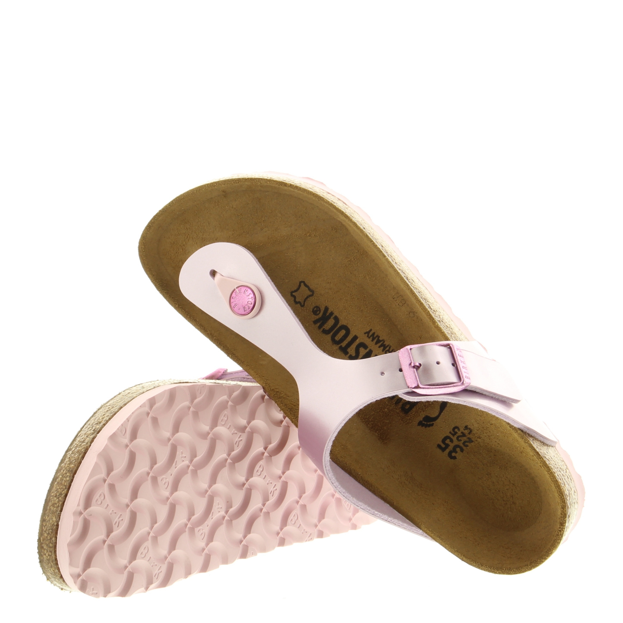Birkenstock 1012528 Gizeh Electric Metallic Lilac - Maat: EU 36 | UK 3