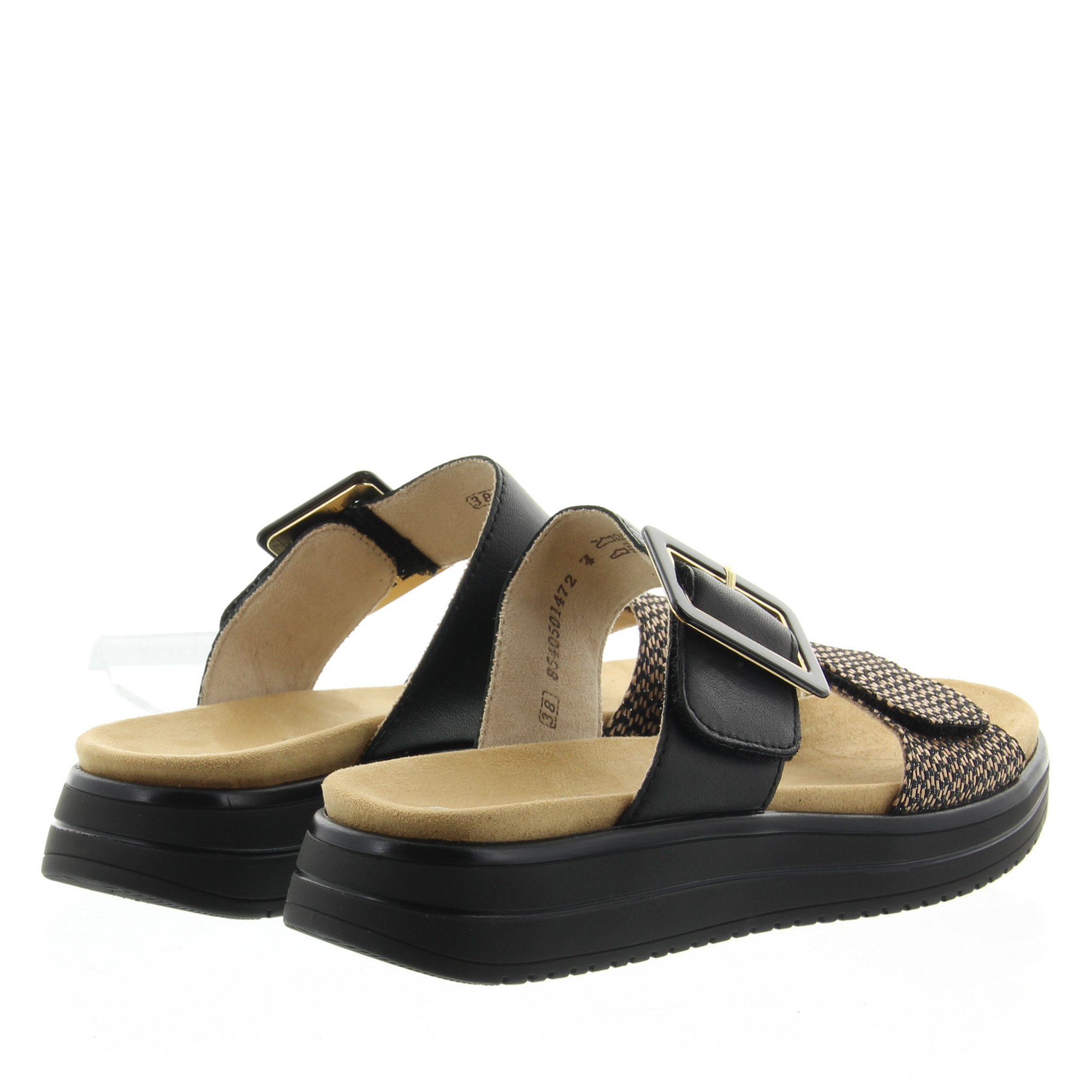 Remonte D1J61 03 Schwarz-natur schwarz