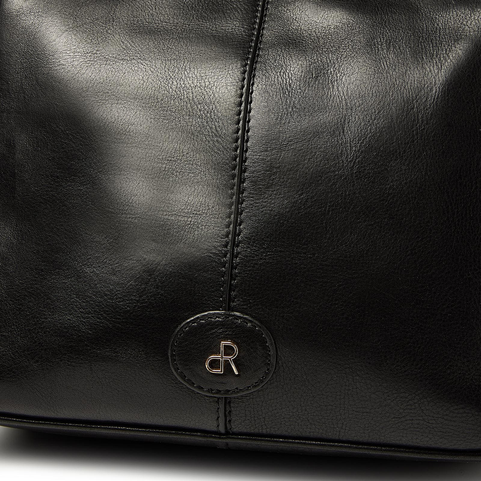 H.J. de Rooy Lederwaren 283770 Hand-Schoudertas Black