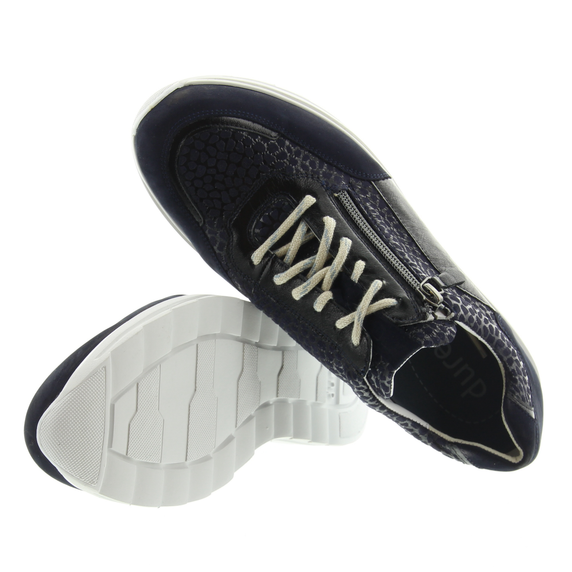 Durea 6263 685 H 1978 D.Blauw/Zwart/Gravel Blauw