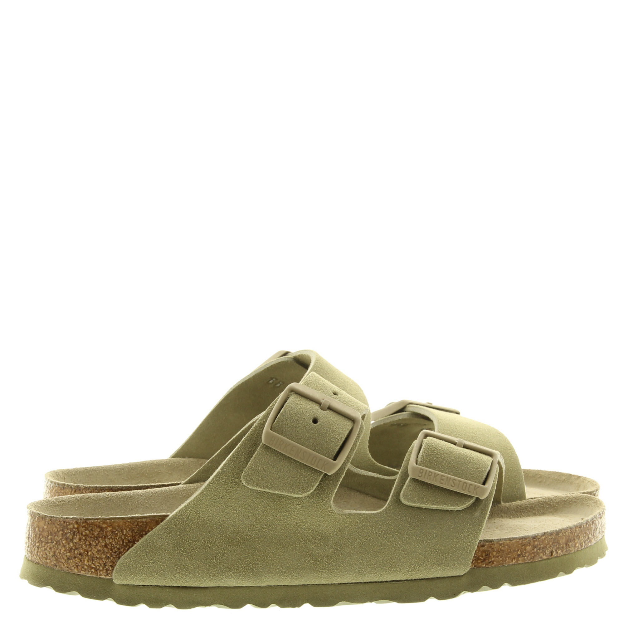 Birkenstock 1019088 Arizona SFB Suede Faded Khaki