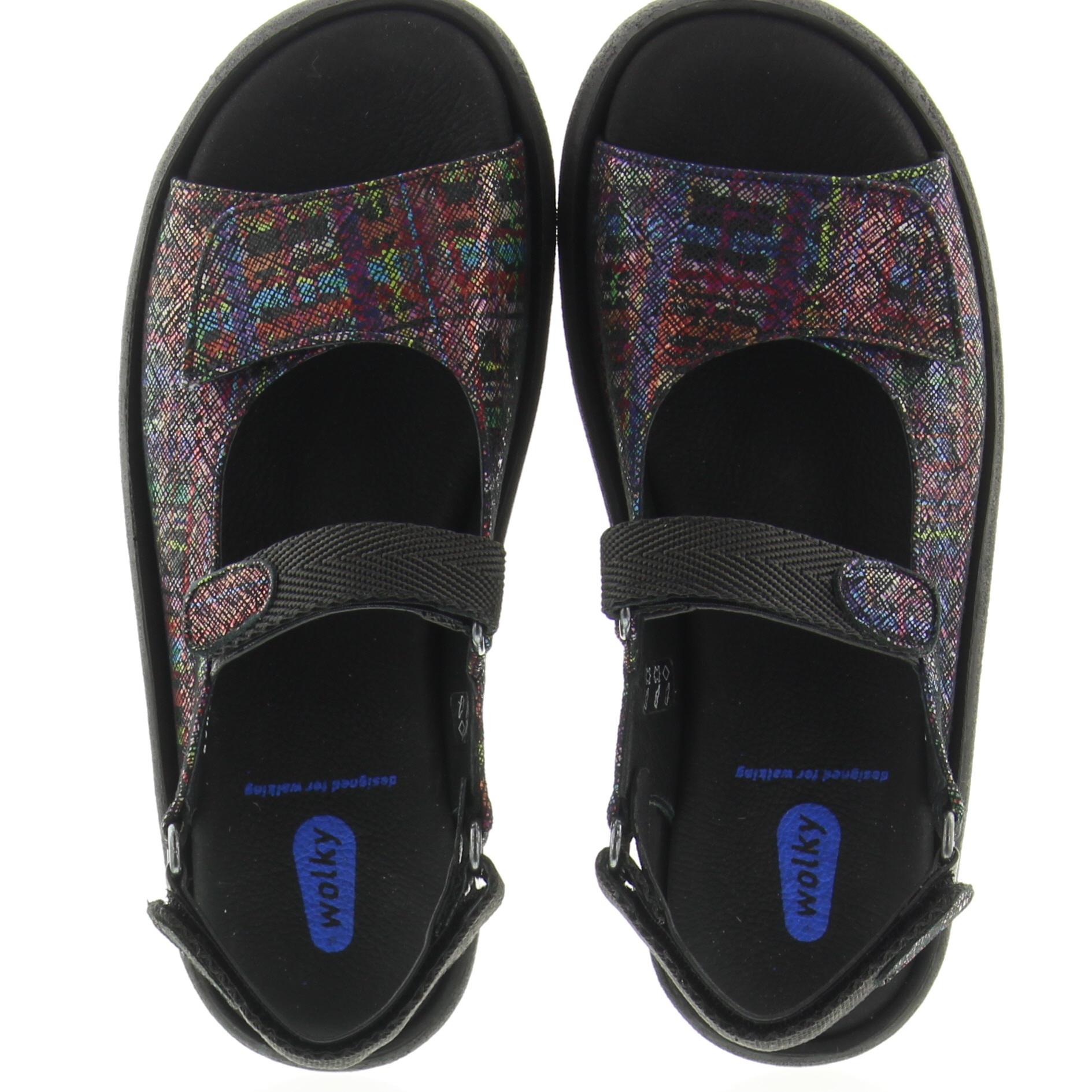 Wolky 0320478 Jewel Giza print 970 Black multi
