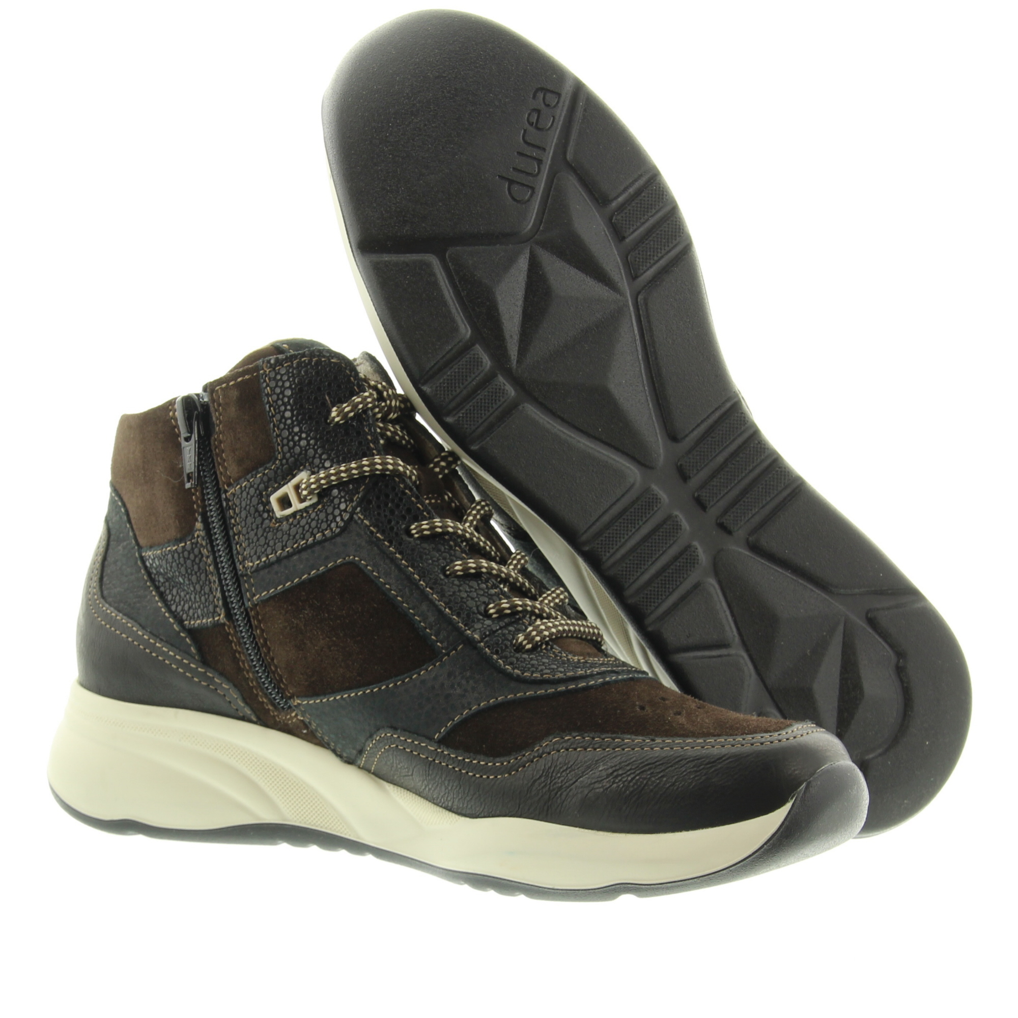 Durea 9778 604 G 1888 Zwart/café/Zwart