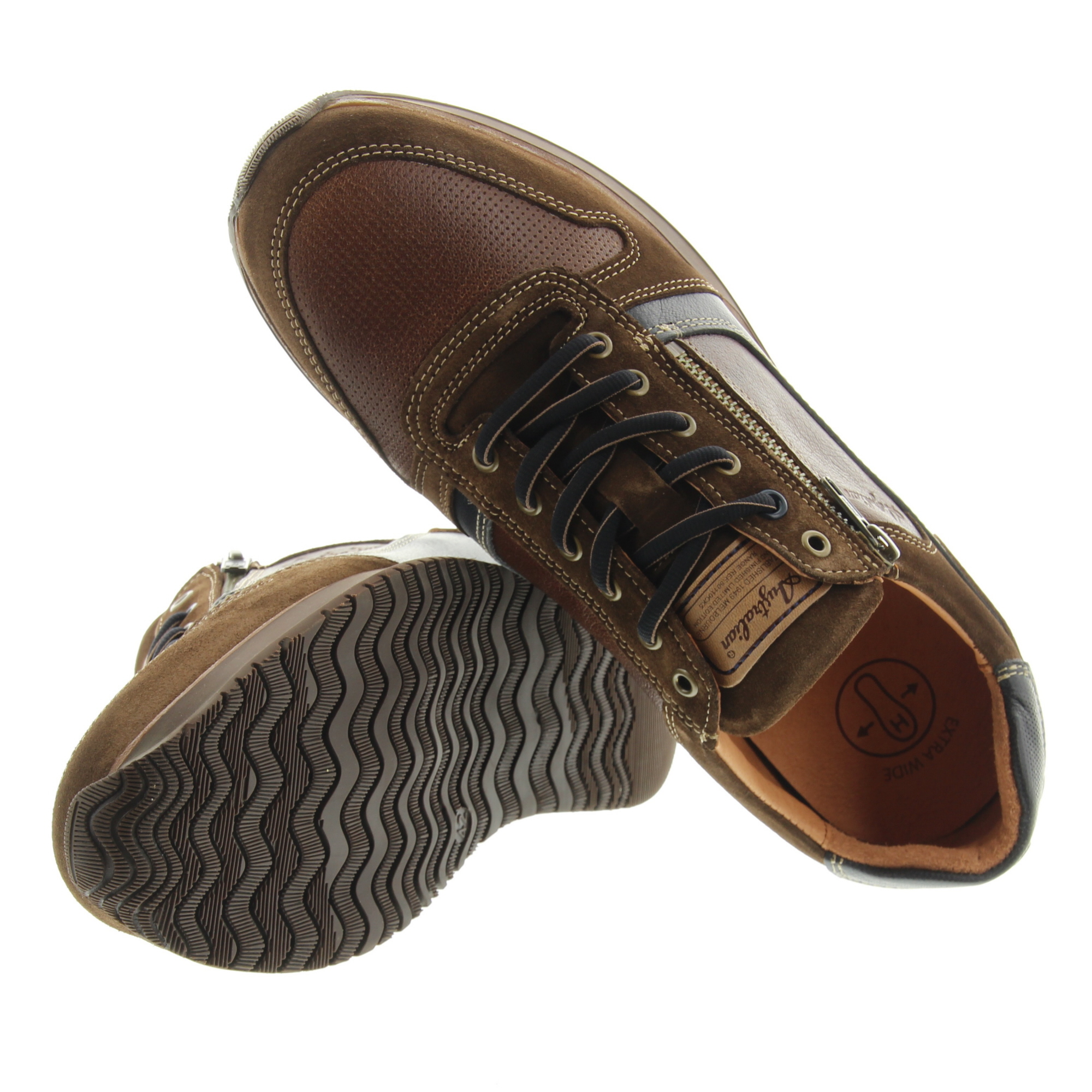 Australian Footwear 15.1508.05 Browning Width H D07 Brown-Blue Australian Footwear 15.1508.05 Browning Width H D07 Brown-Blue