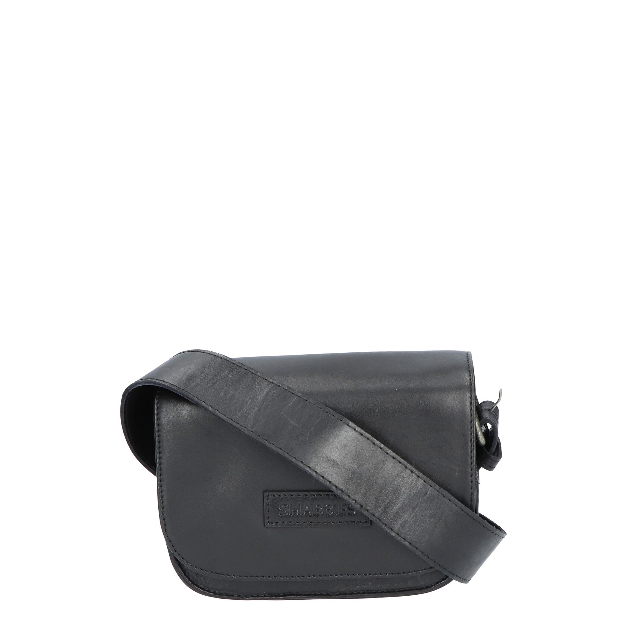 Shabbies Amsterdam 261020233 Crossbody S 1000 black vegetable - Kleur: Zwart