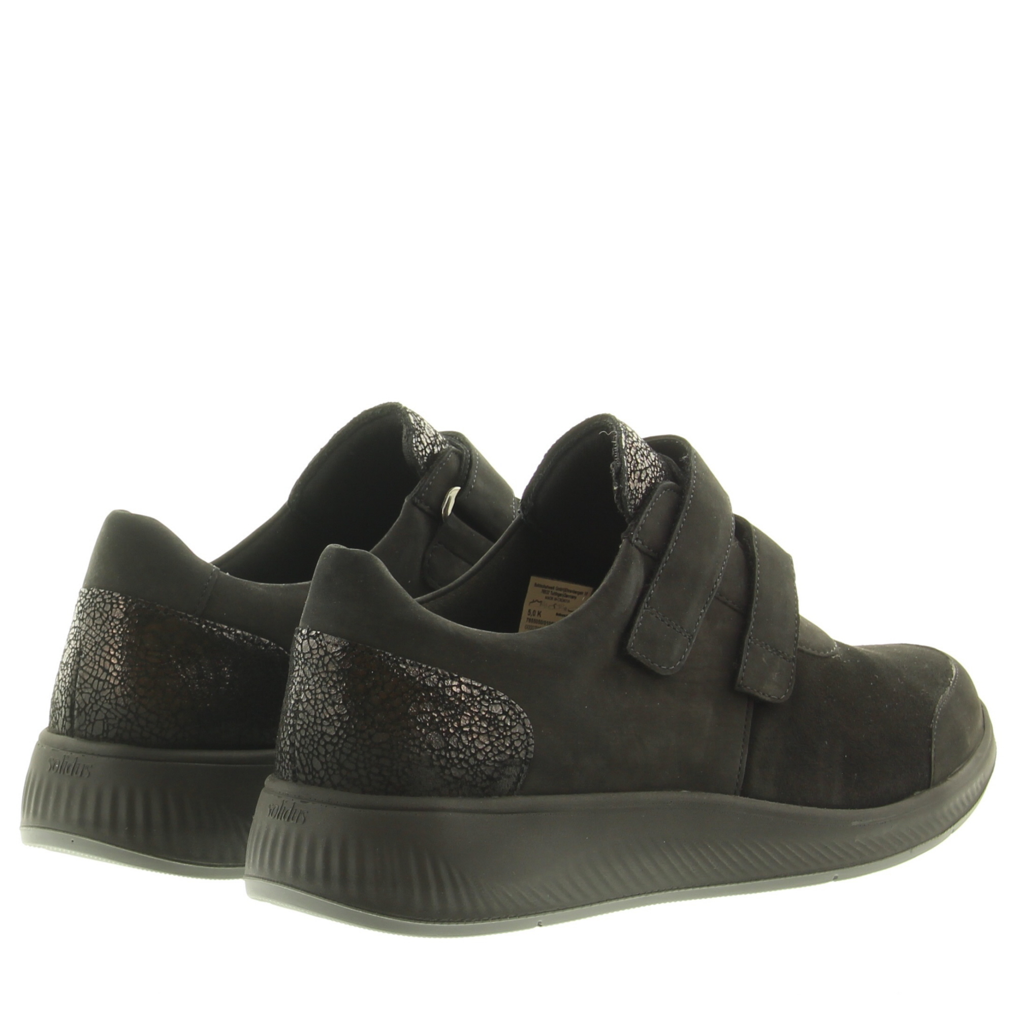 Solidus 65505 Kalea 01050 Schwarz Nubuk/Suede Stretch