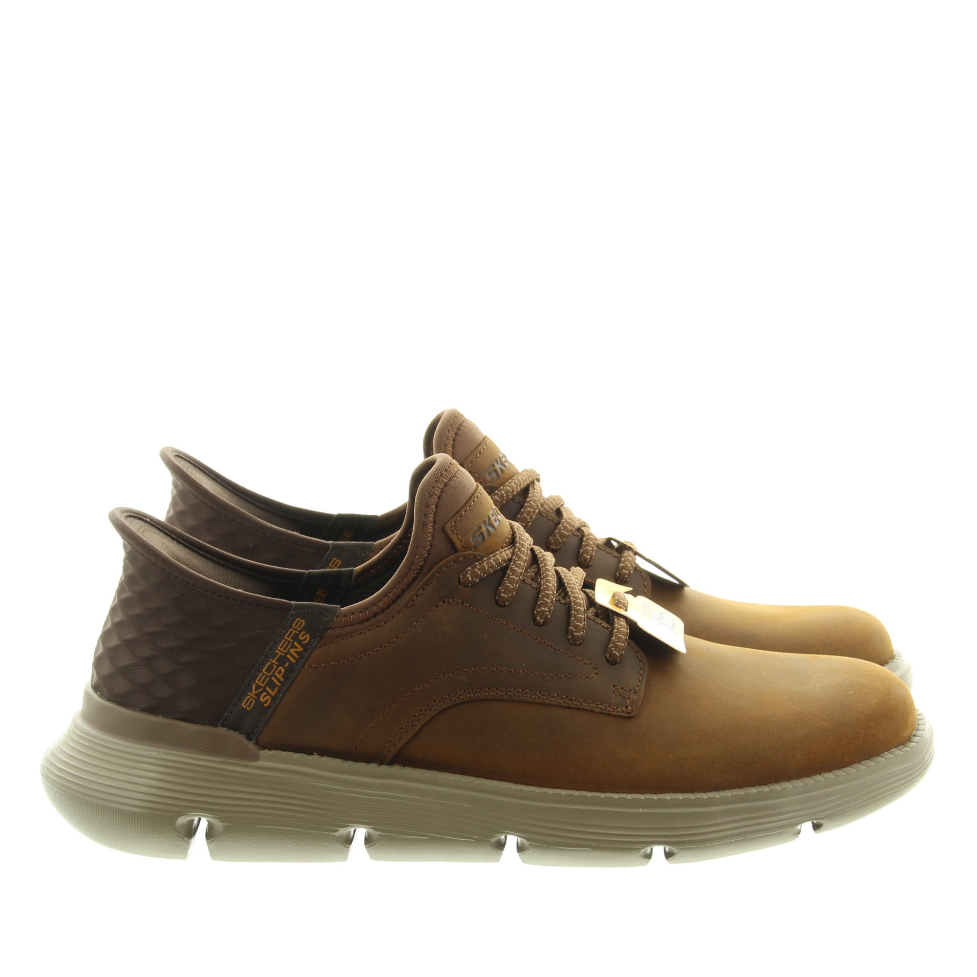 Skechers 205046 Garza-Gervin Slip-Ins CDB Cognac Darkbrown