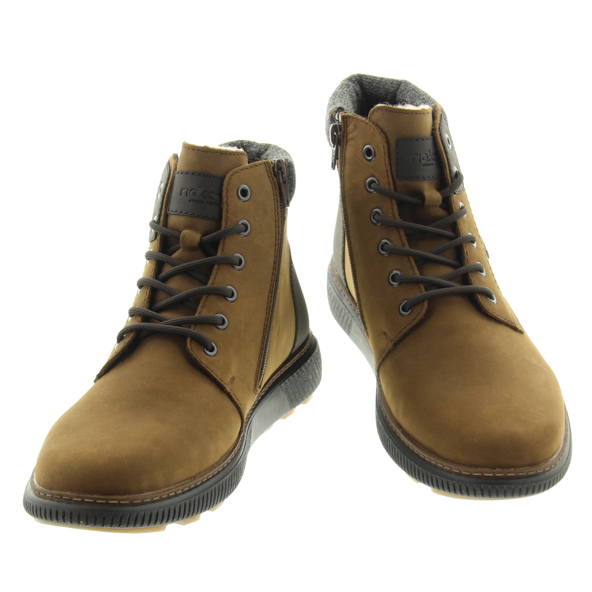 Rieker B3343 26 Tabak Schwarz Granit