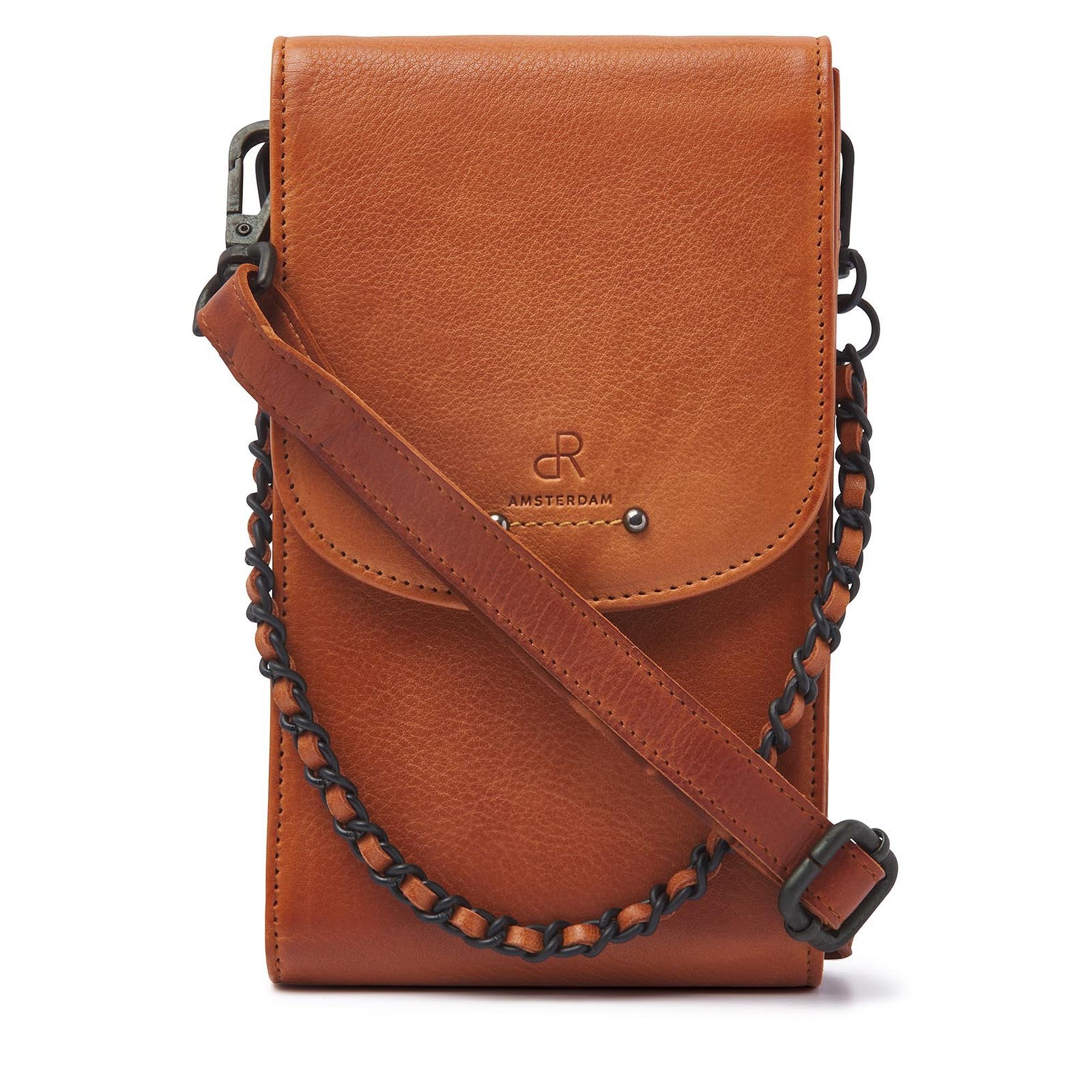 H.J. de Rooy Lederwaren 933627 Schoudertas-Portemonnee Camel
