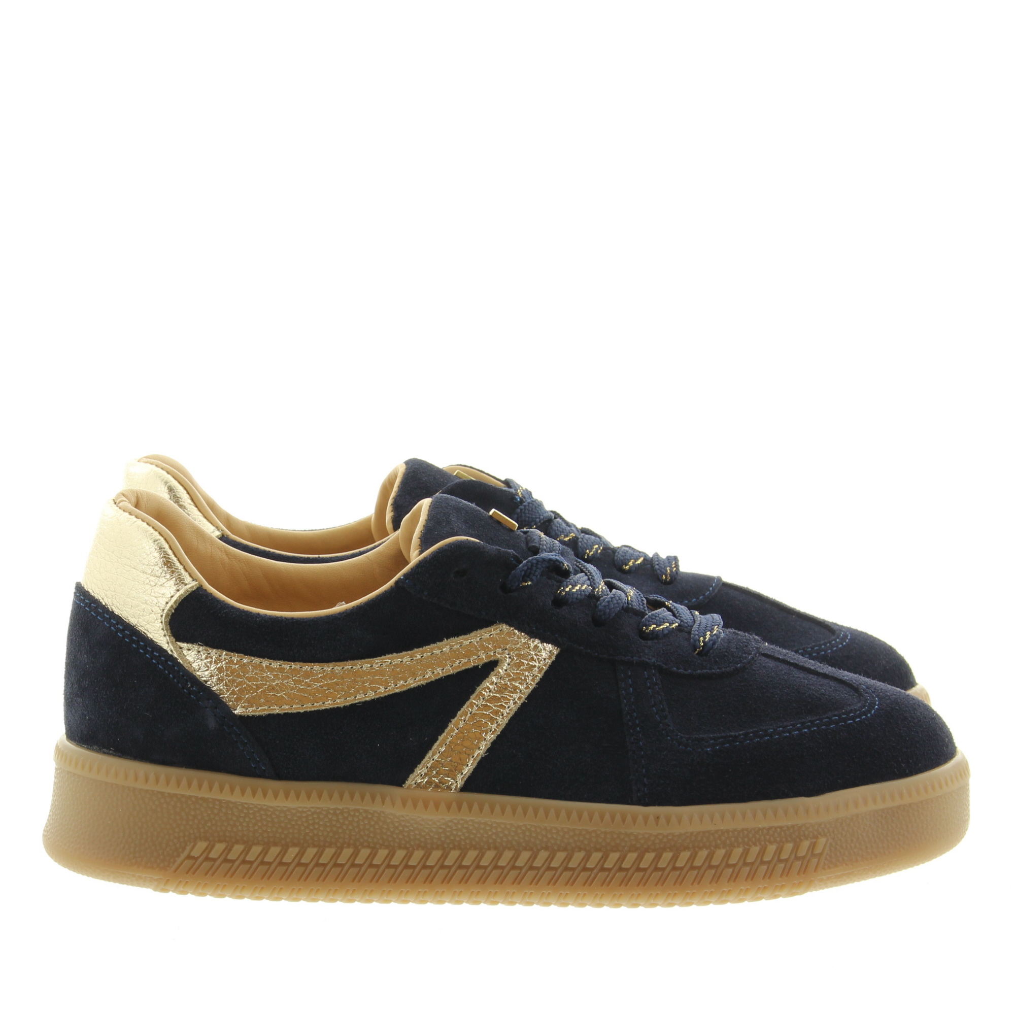 Babouche Liva-48 529 Navy Gold