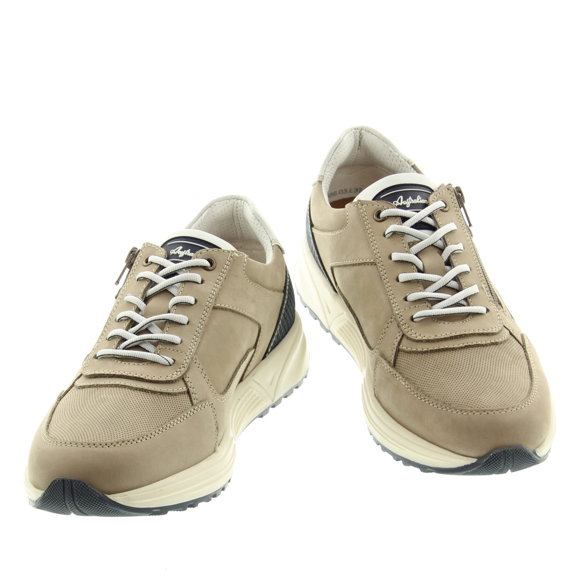 Australian Footwear 15.1686.03 Discover L37 Taupe Blue White