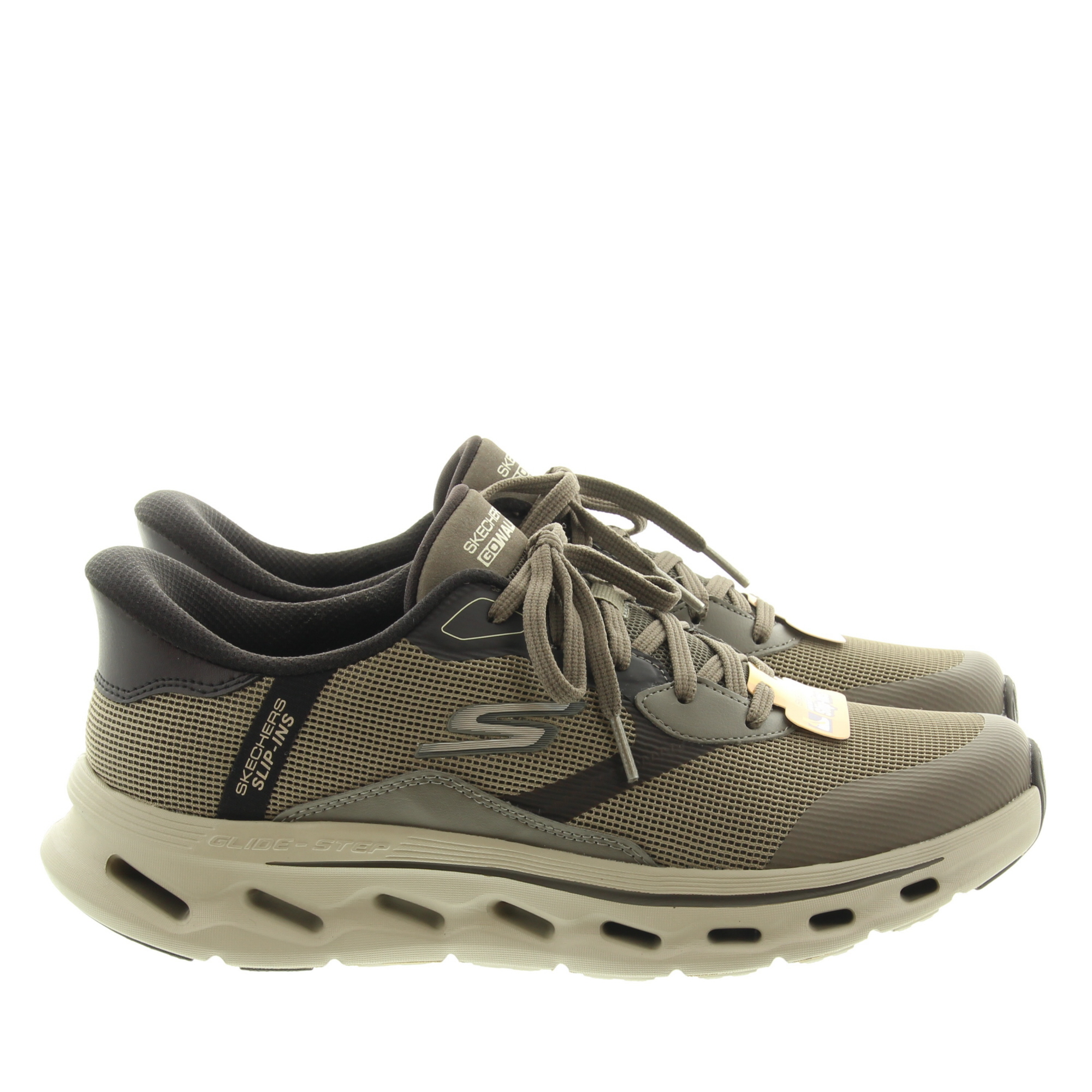 Skechers 216660 Go Walk Glide-Step 2.0- ZAC DKTP Dark Taupe