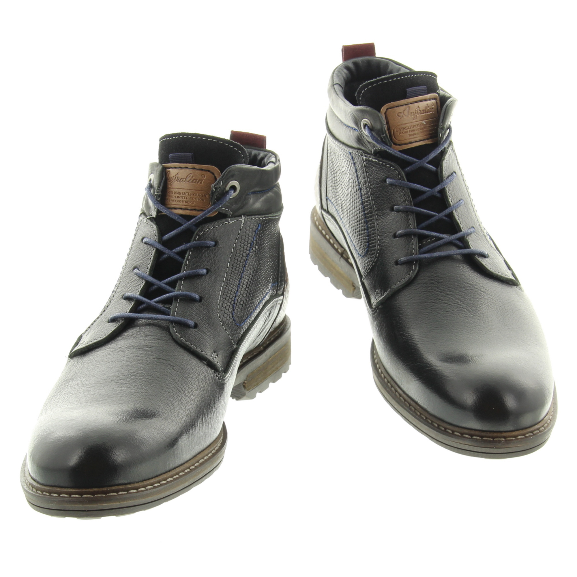 Australian Footwear 15.1212.06 Conley A93 Black-Burgundy