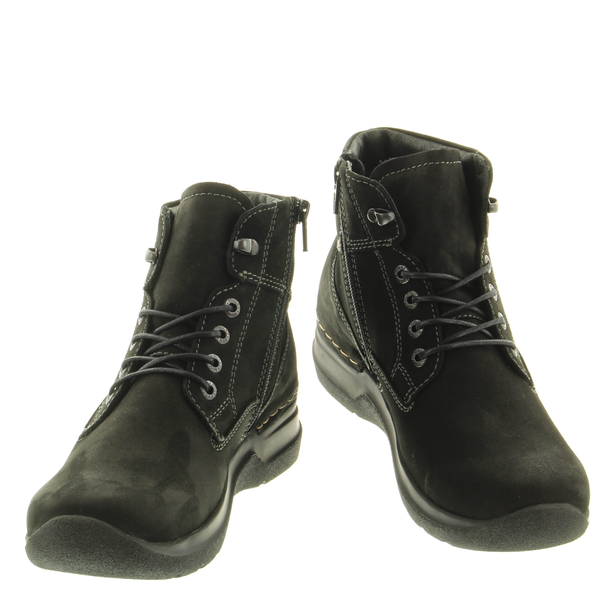 Wolky 0661216 Whynot Oiled nubuck 000 Black