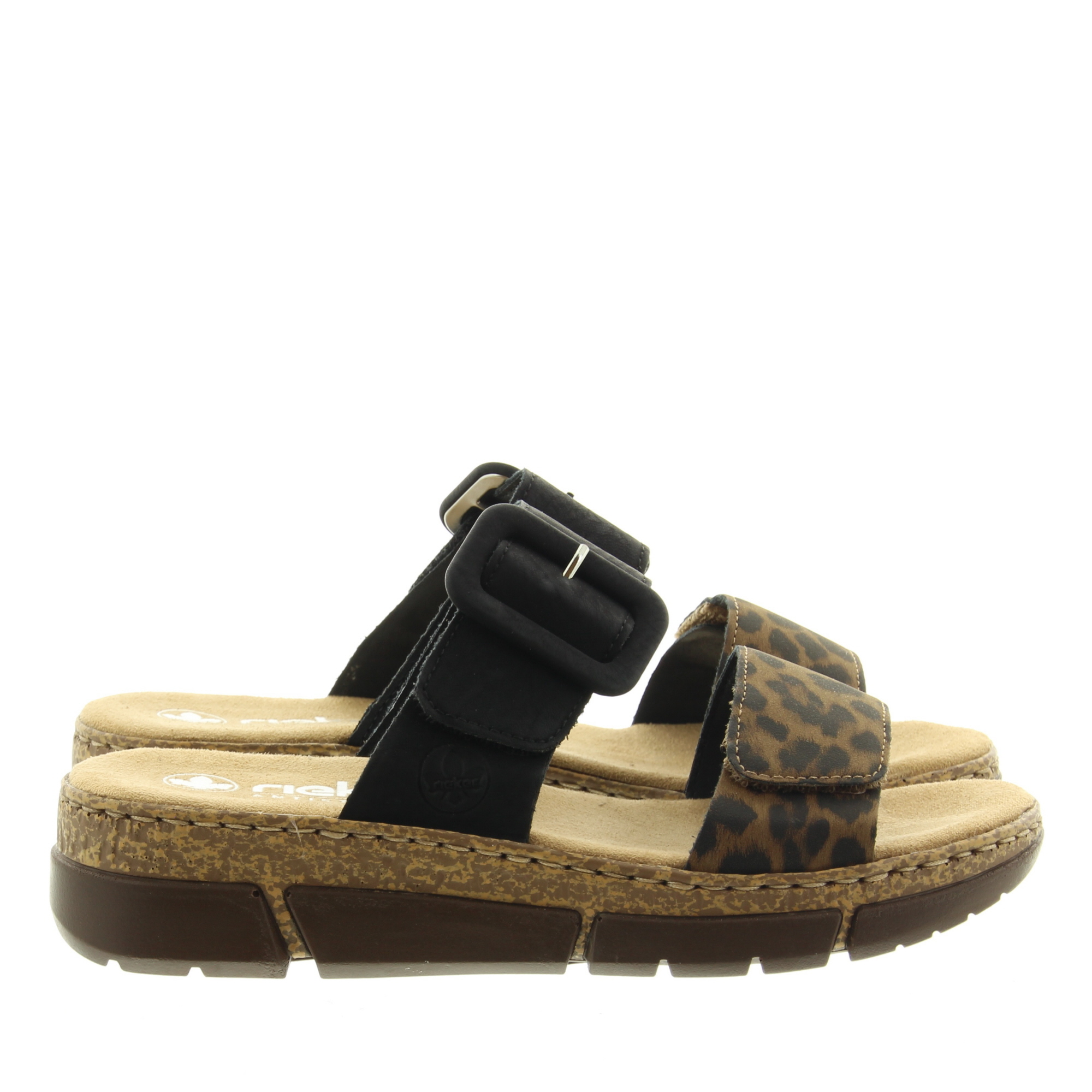 Rieker V2392 24 Braun Leo Schwarz