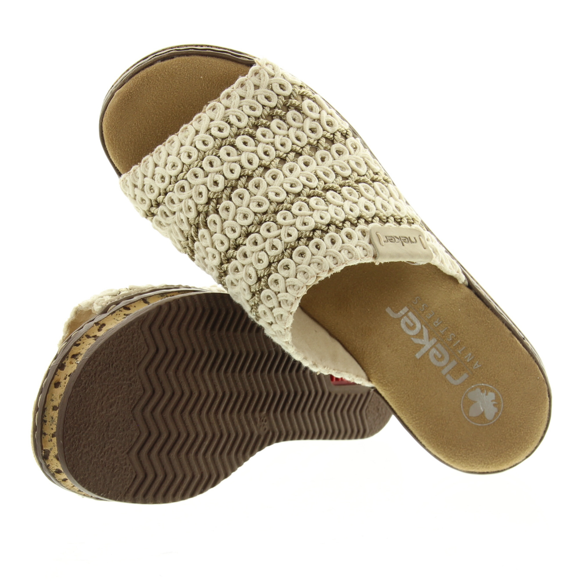 Rieker 629X8 60 Creme-Gold Ginger