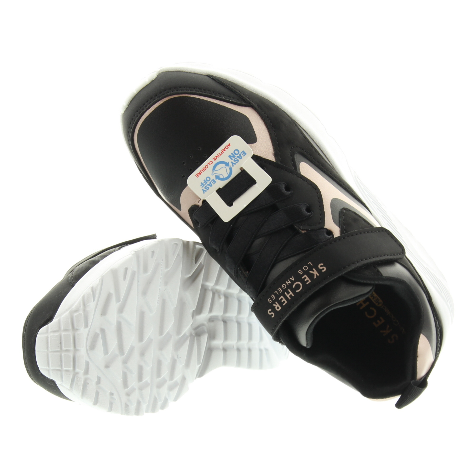 Skechers 310380L Uno Lite-MetallicBurst BKRG Black Gold