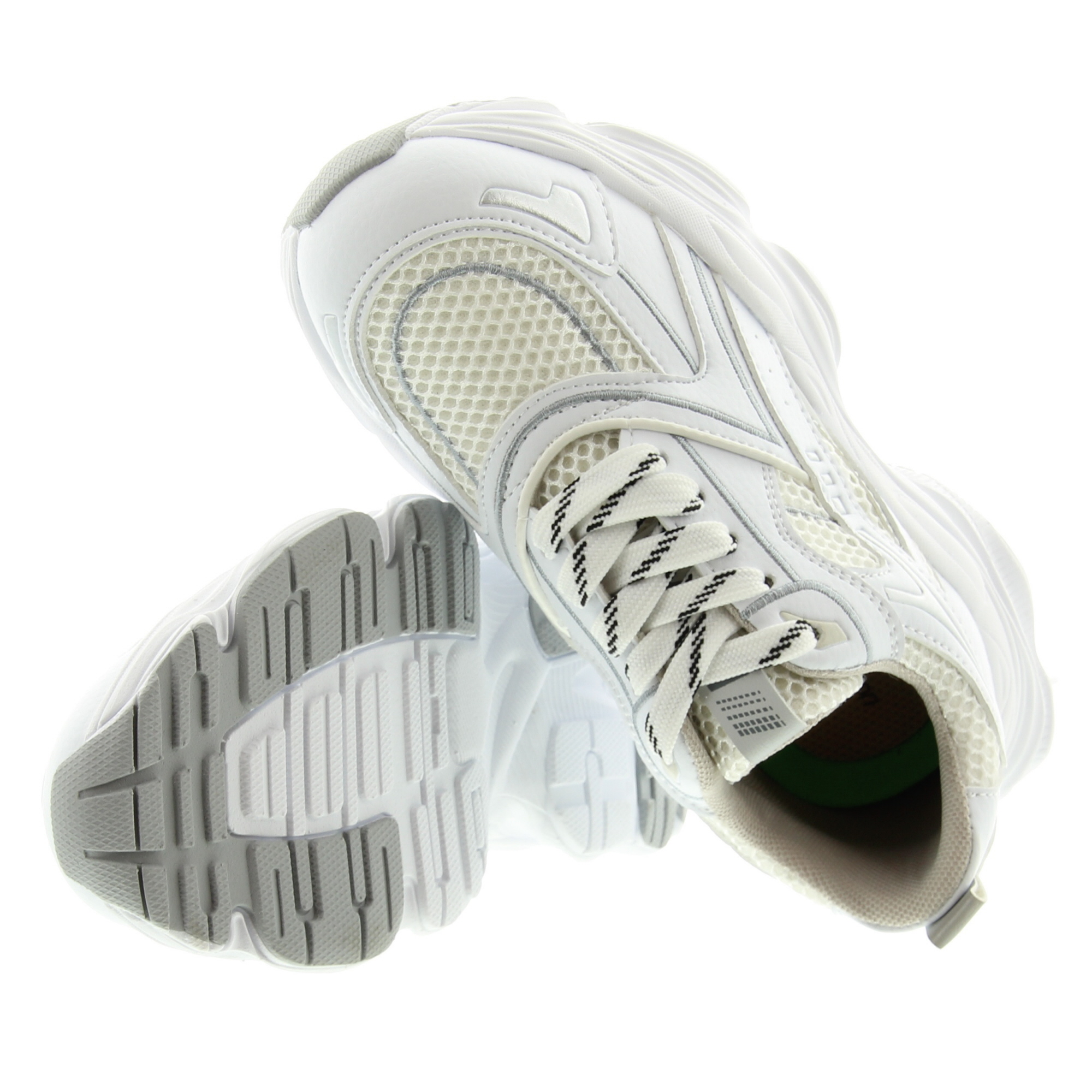 ShoesMe LW25S006-G Light Weight White Silver