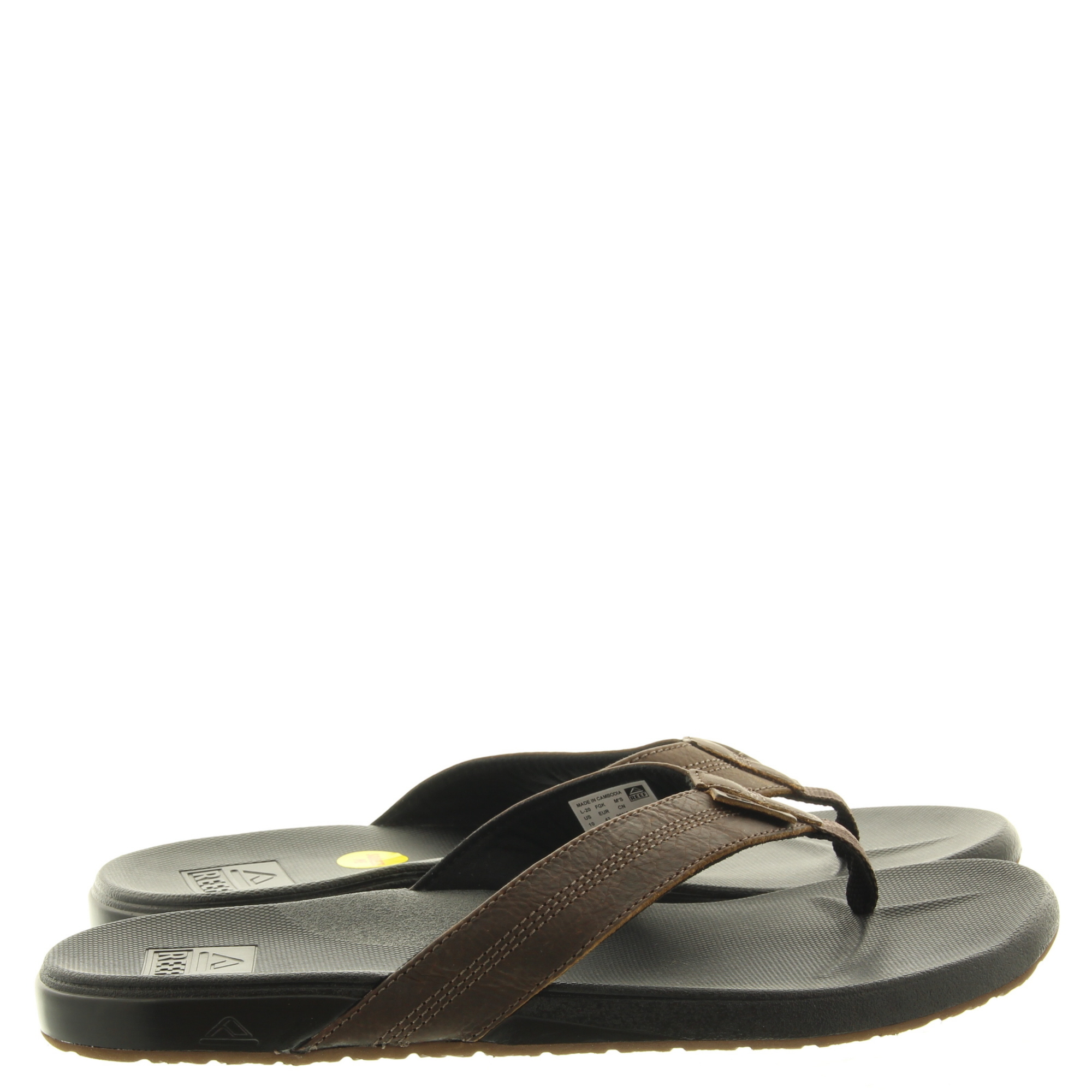 Reef Cushion Phantom Leather RF0A3FEZBKB Black Brown