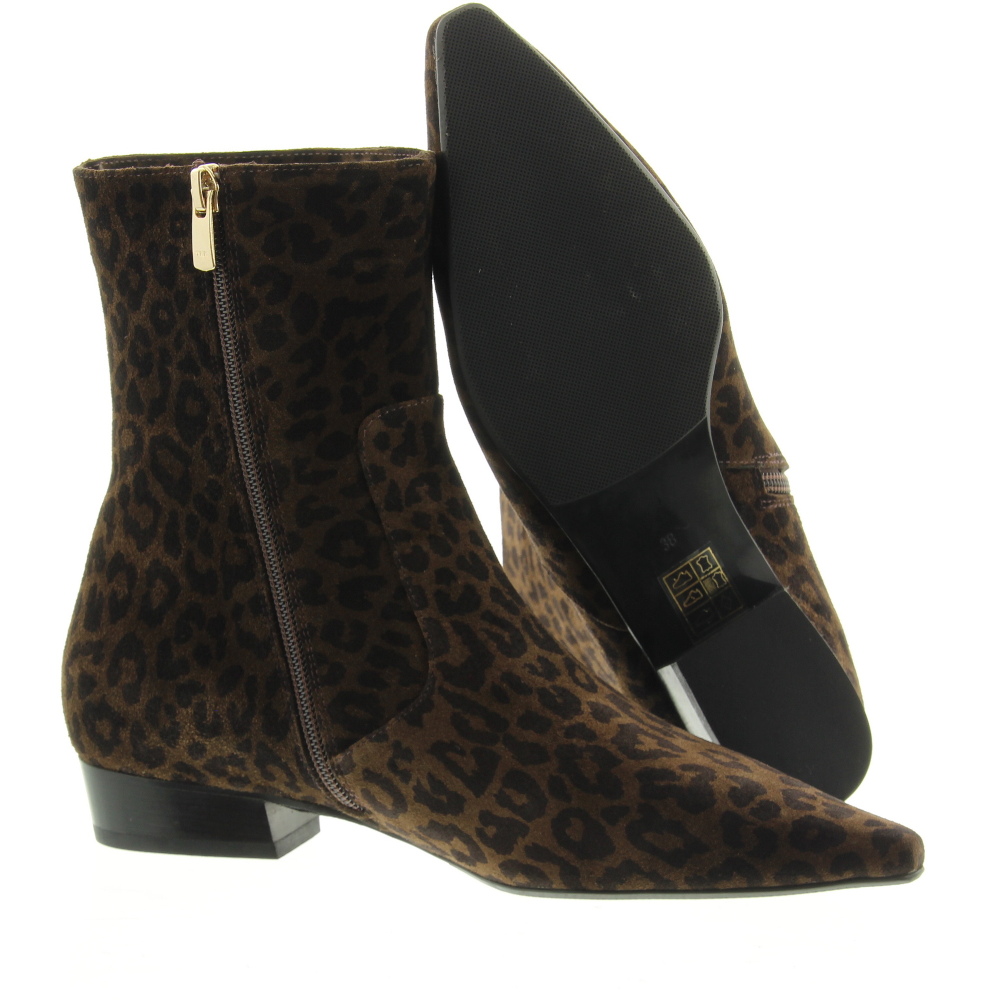 Babouche Blake-2 207 Dark Brown Leopard