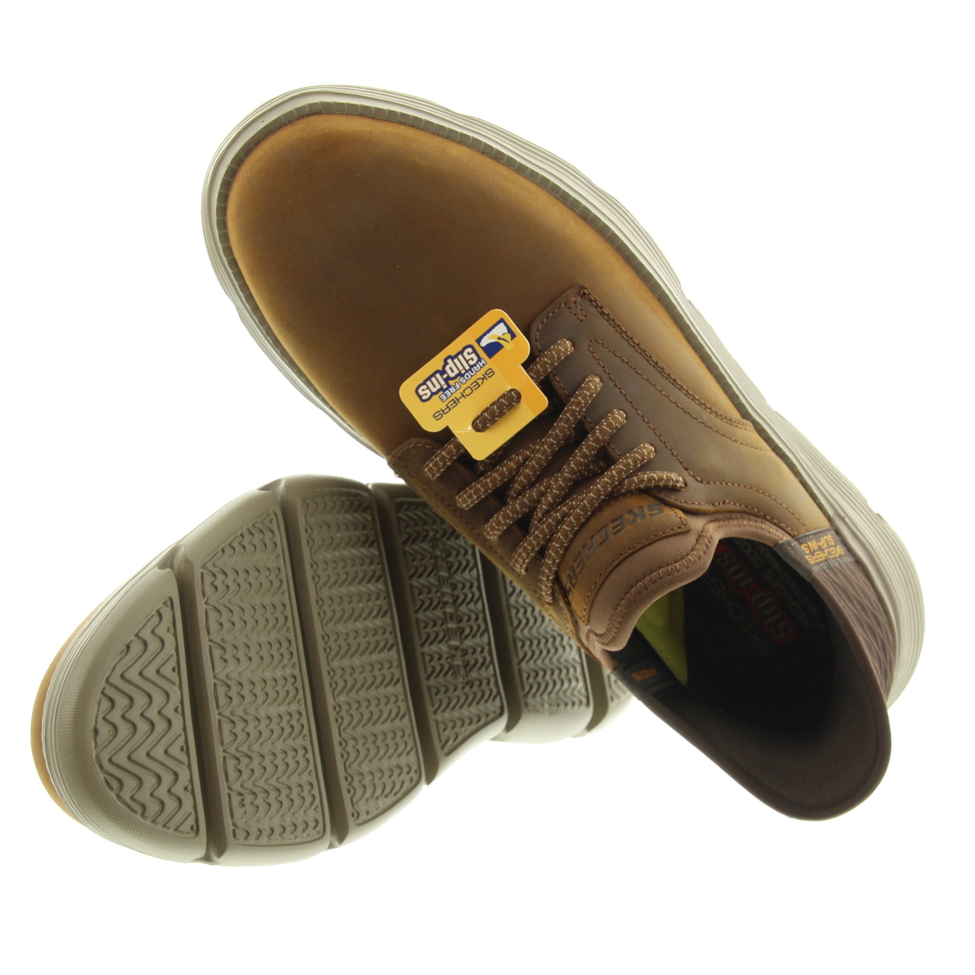 Skechers 205046 Garza-Gervin Slip-Ins CDB Cognac Darkbrown