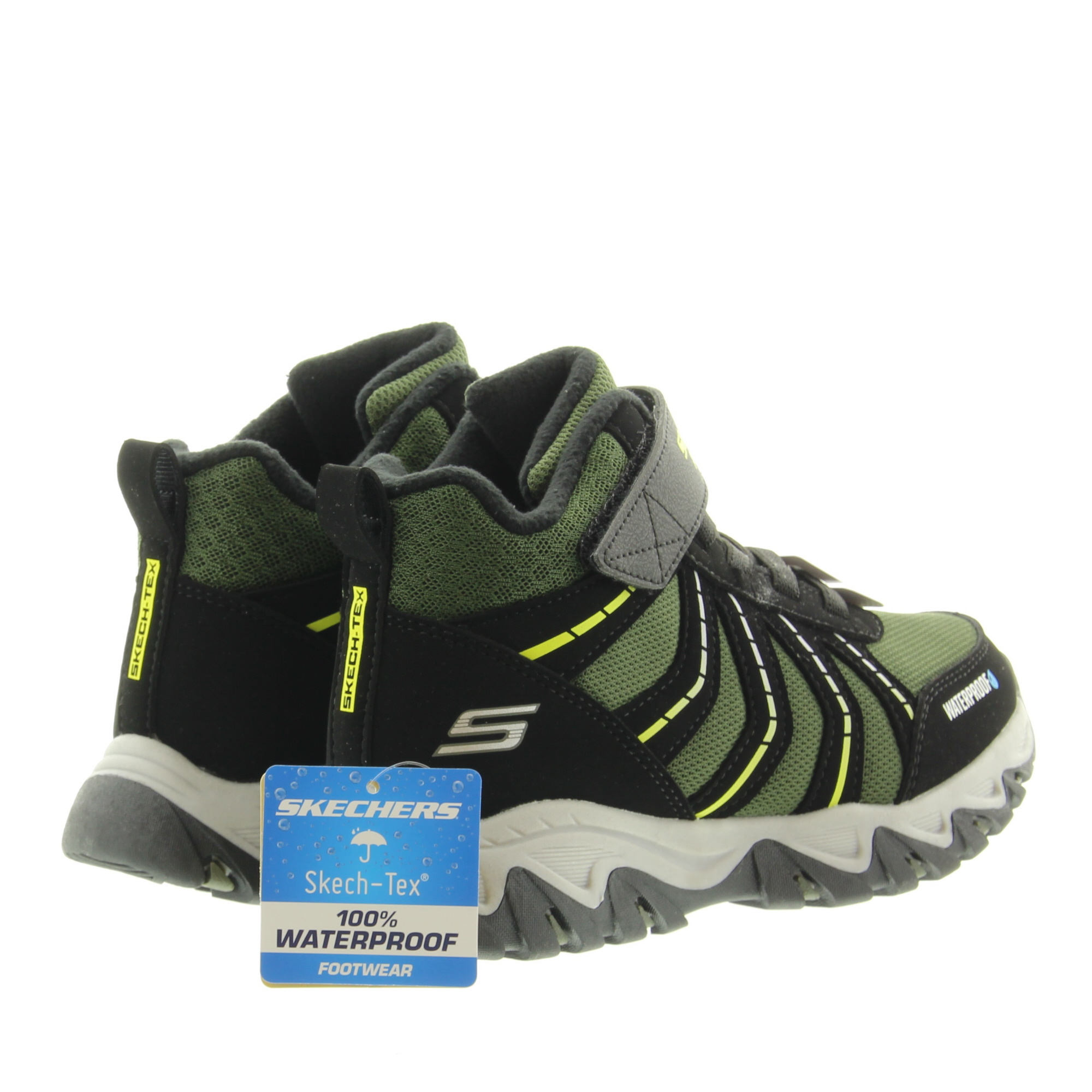 Skechers 406412L Rugged Ranger-Storm Trail BKGR Black Green