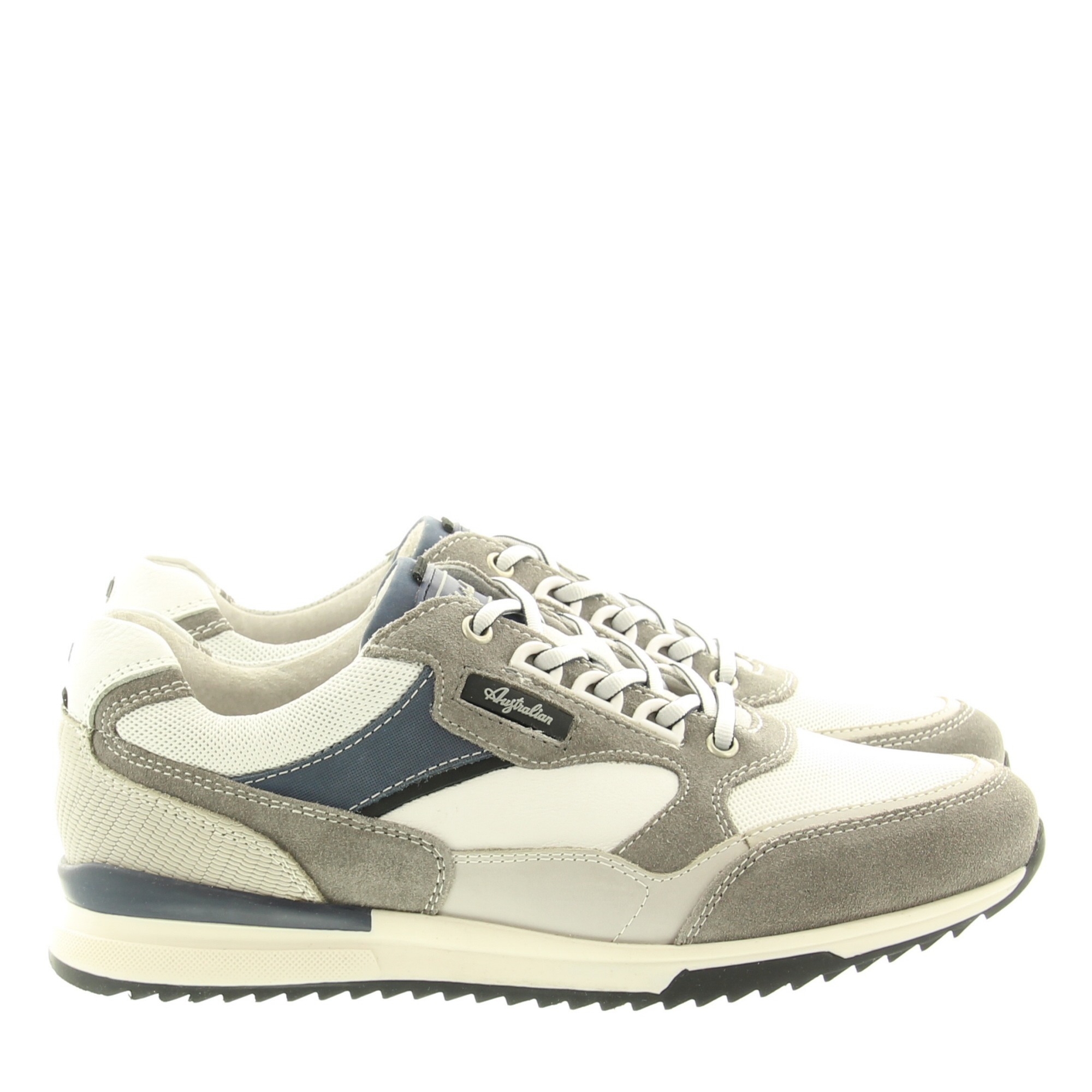 Australian Footwear Roberto 15.1604.01 B5B White Grey Blue