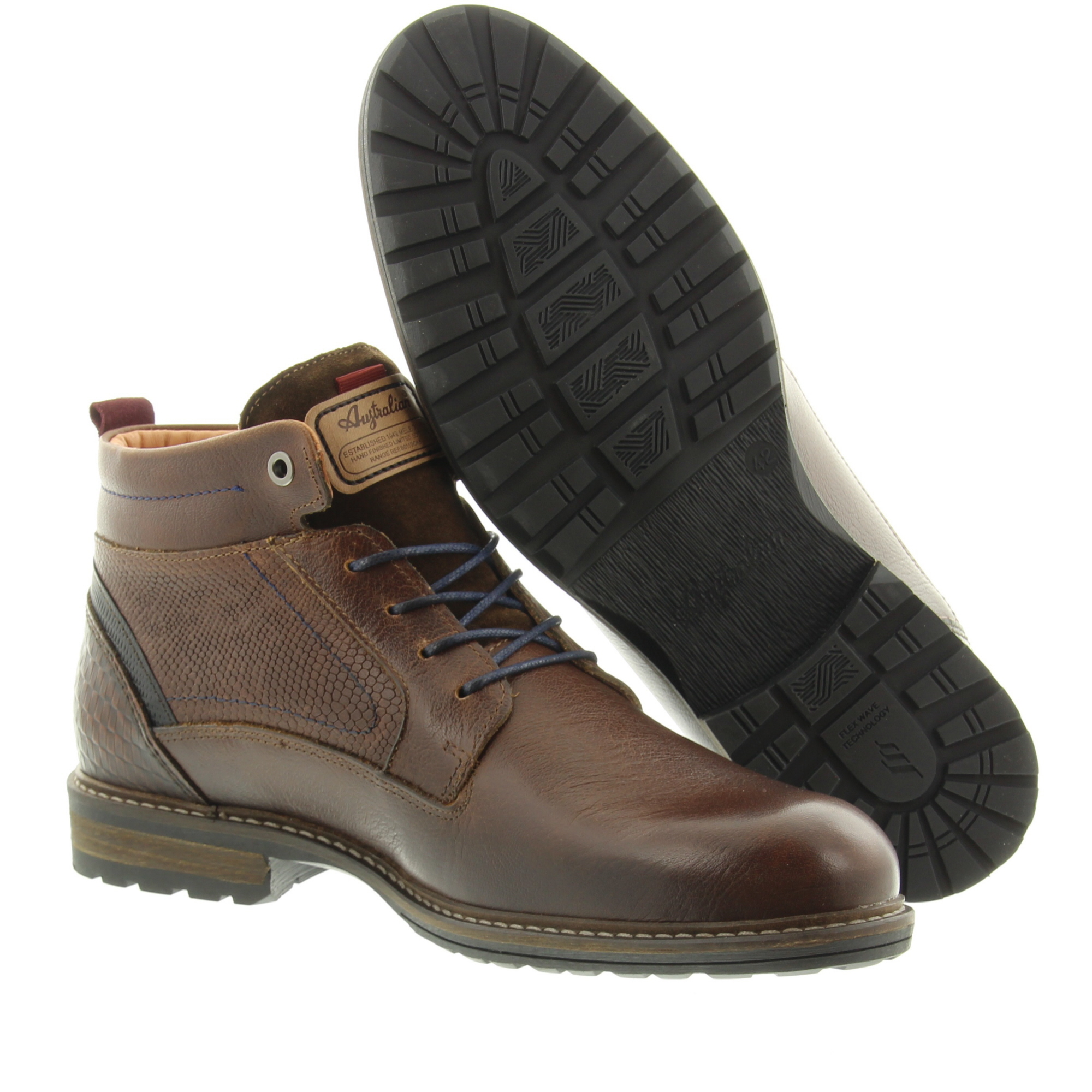 Australian Footwear 15.1212.06 Conley DK4 Cognac-Burgundy