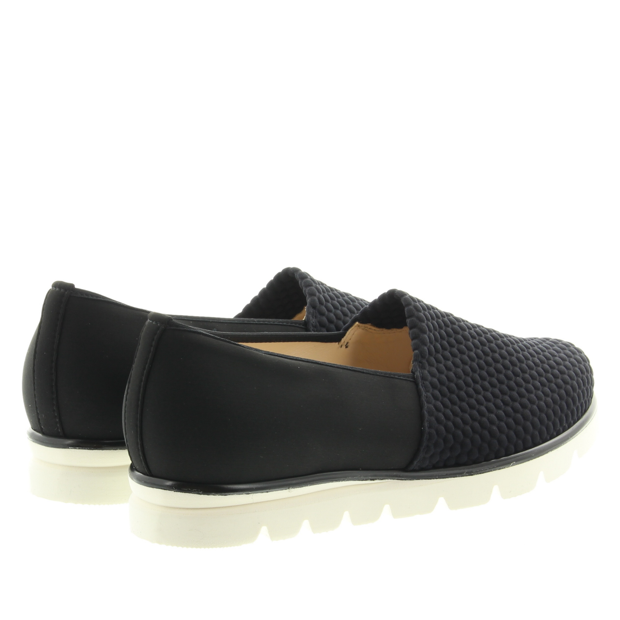 Hassia Shoes 301597 Pisa 0100 Schwarz Hexagon Stretch