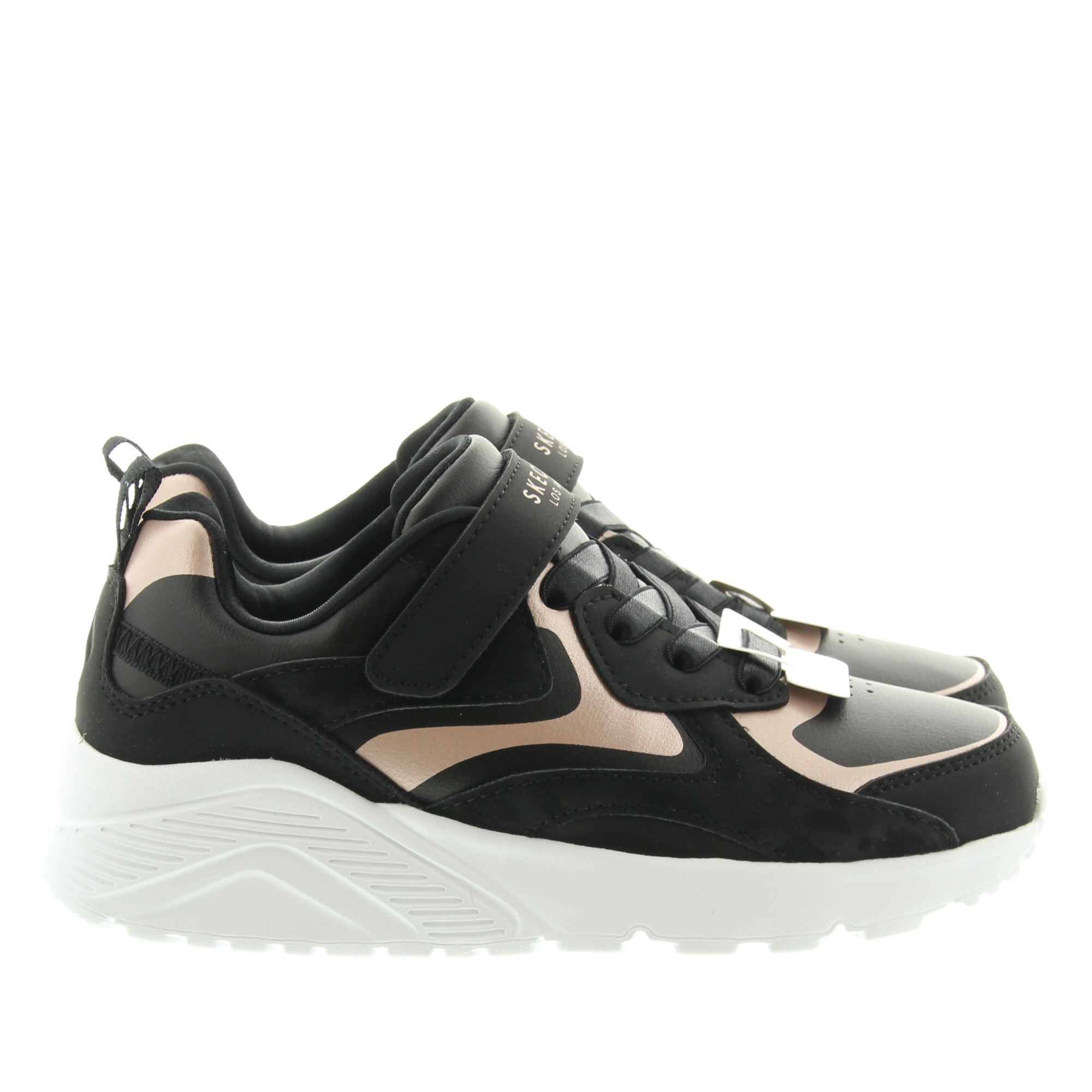 Skechers 310380L Uno Lite-MetallicBurst BKRG Black Gold